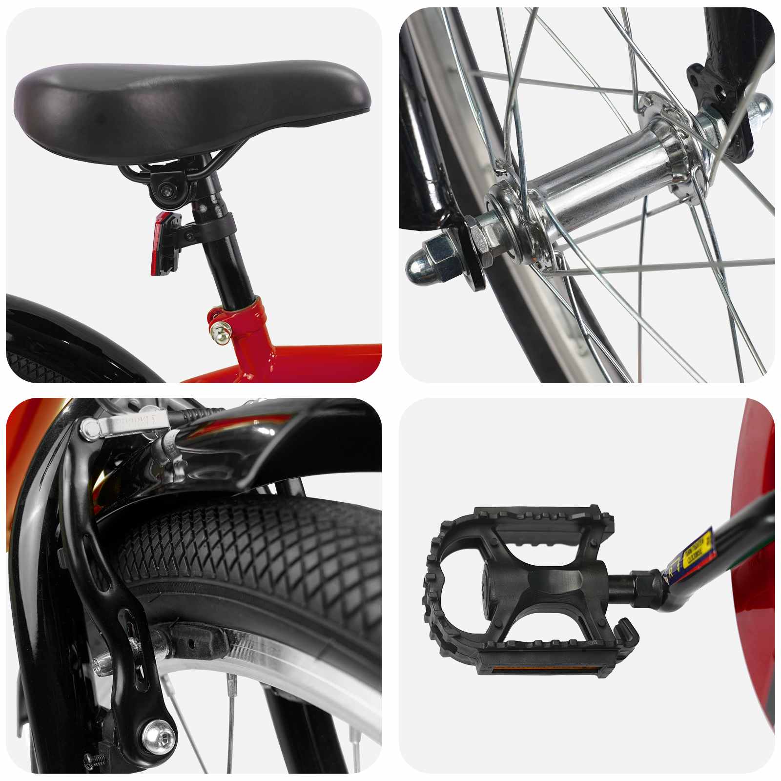 Kinderfahrrad 20 Zoll for kids aged 6 to 11 Rot