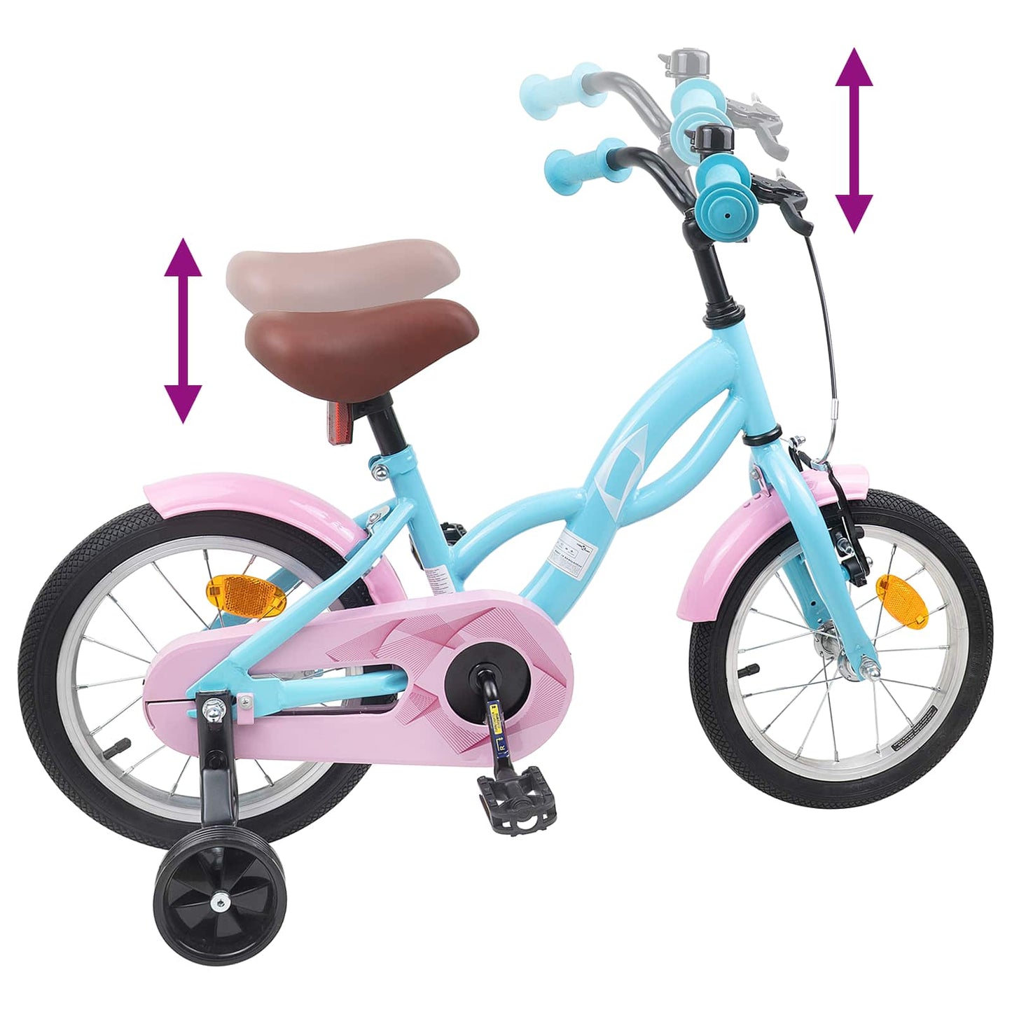Kinderfahrrad 12 Zoll for 2 to 4 years old Himmelblau