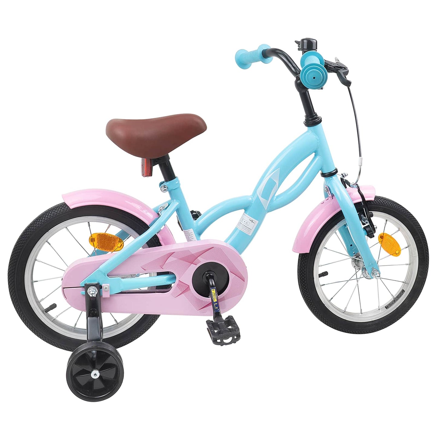 Kinderfahrrad 14 Zoll for 3-5 Years Old Himmelblau