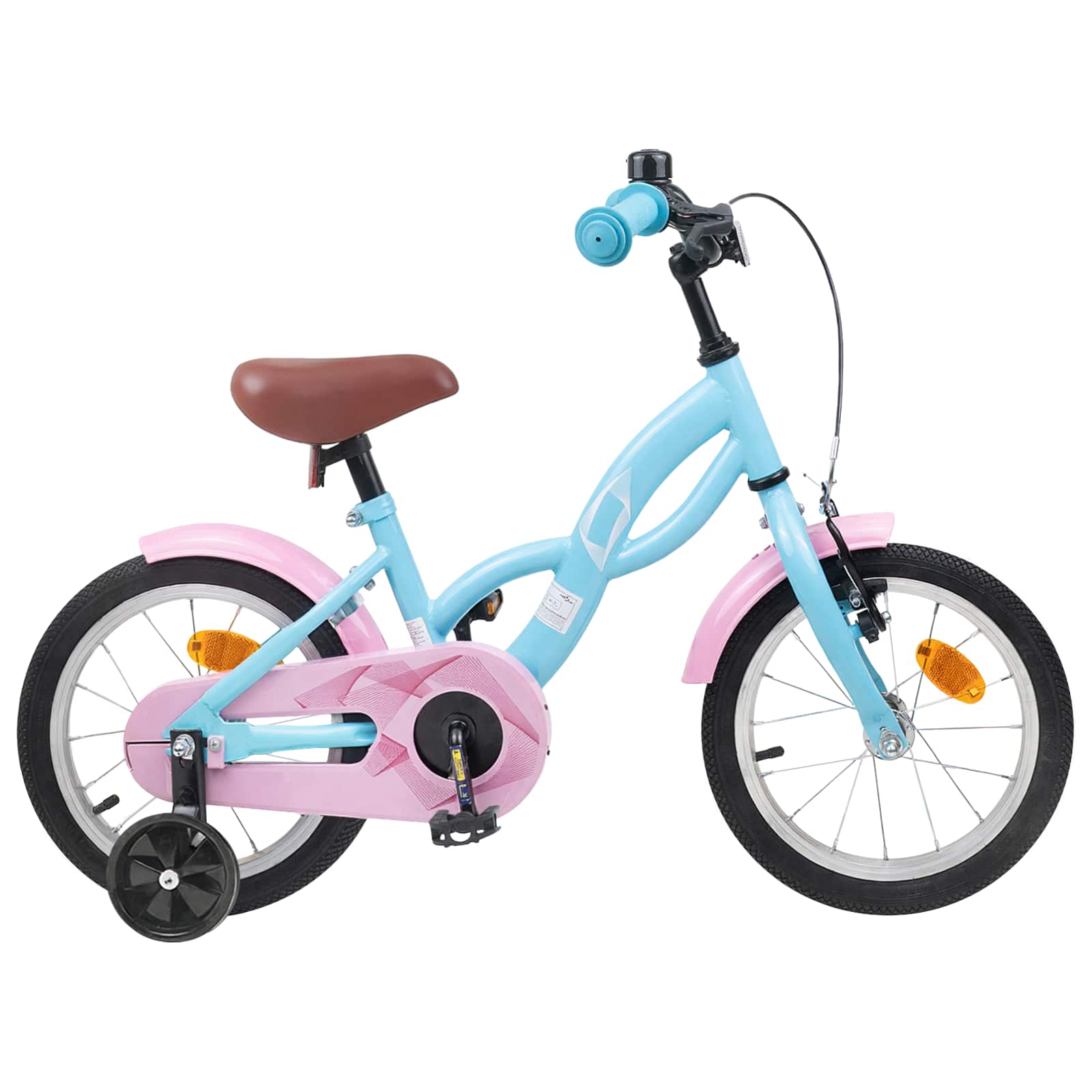 Kinderfahrrad 14 Zoll for 3-5 Years Old Himmelblau