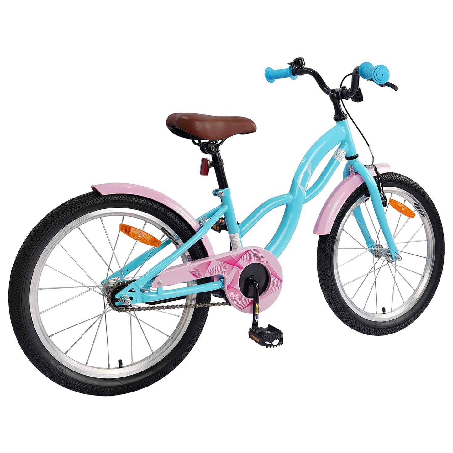 Kinderfahrrad 18 Zoll for 5-7 Years Old Himmelblau