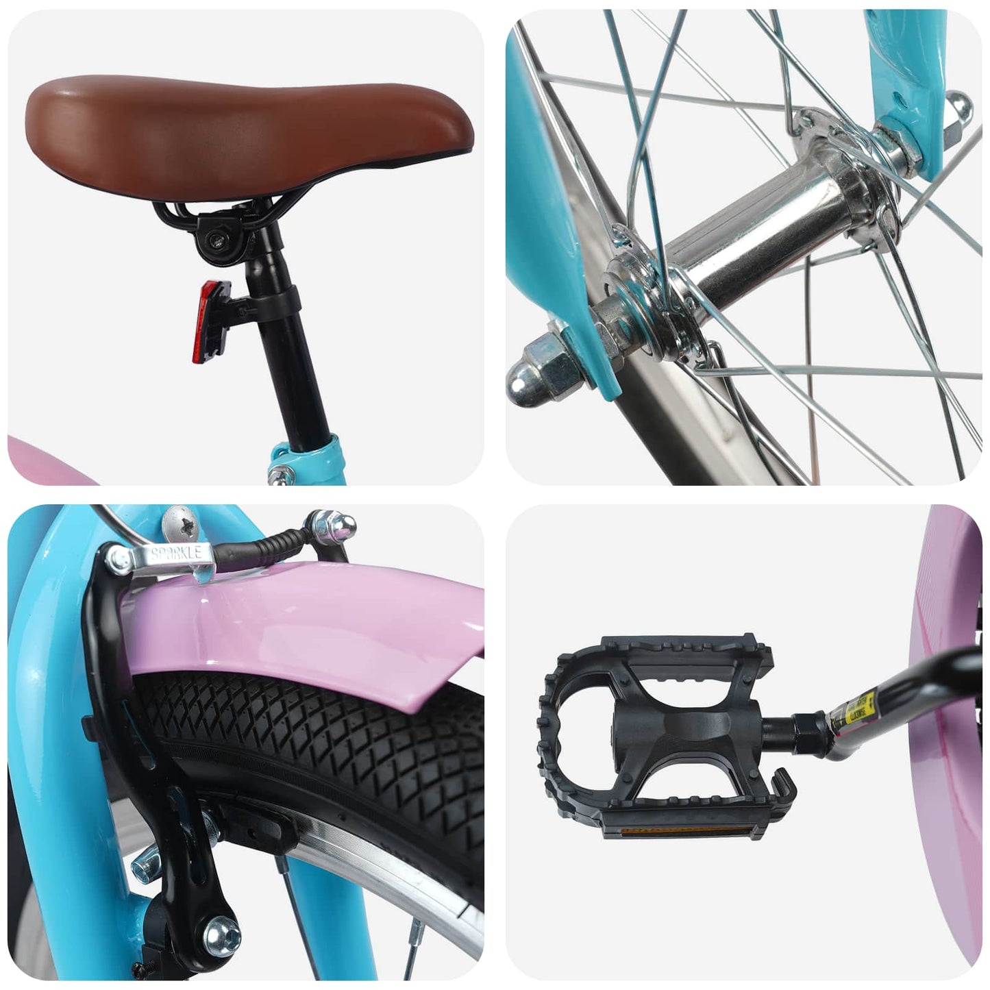 Kinderfahrrad 20 Zoll for kids aged 6 to 11 Himmelblau