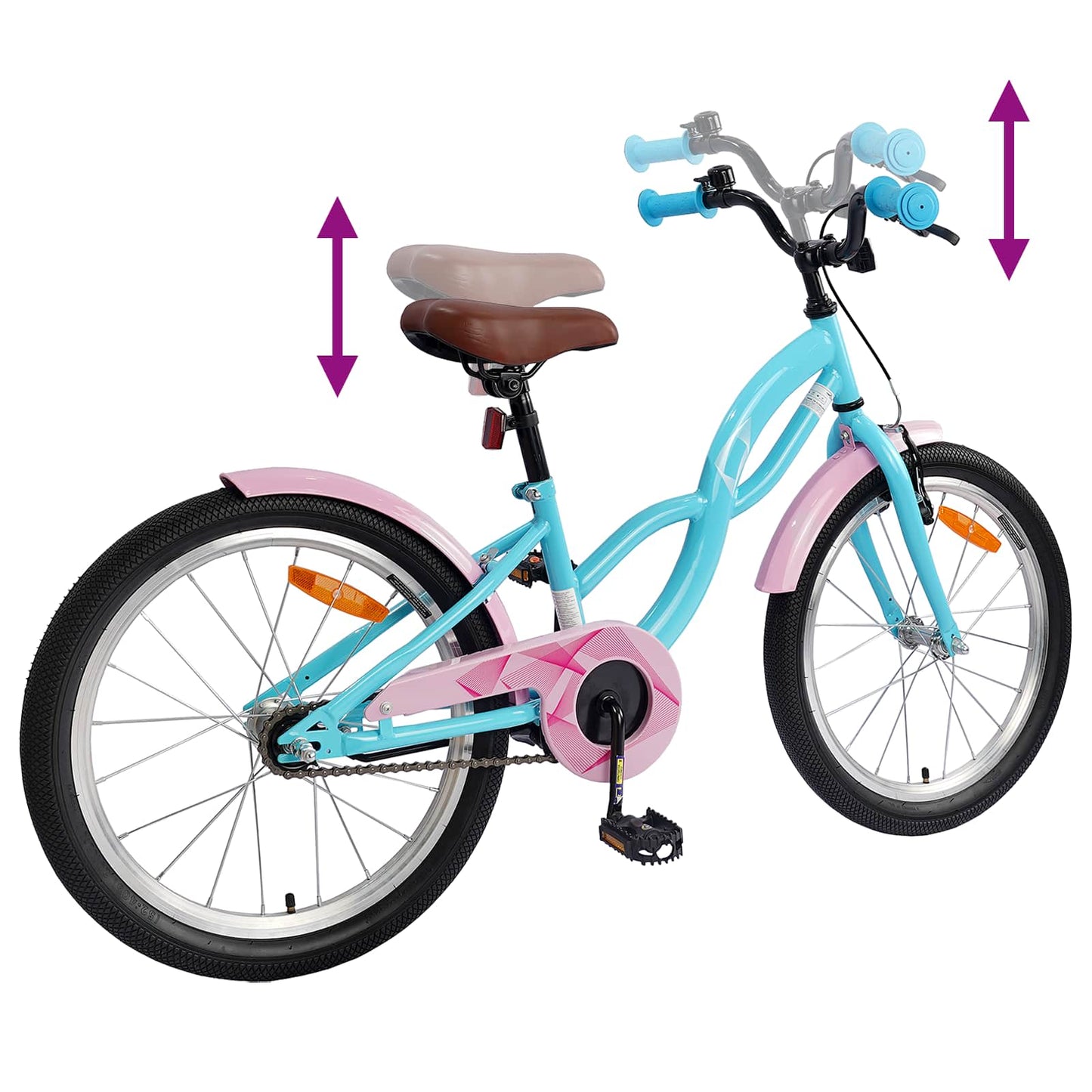 Kinderfahrrad 20 Zoll for kids aged 6 to 11 Himmelblau