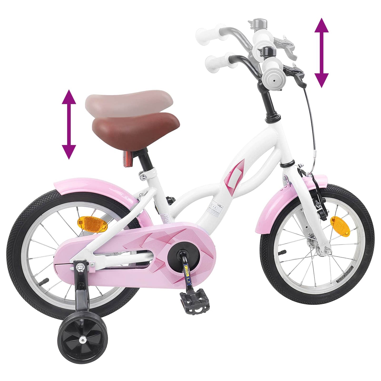 Kinderfahrrad 12 Zoll for 2 to 4 years old Weiß