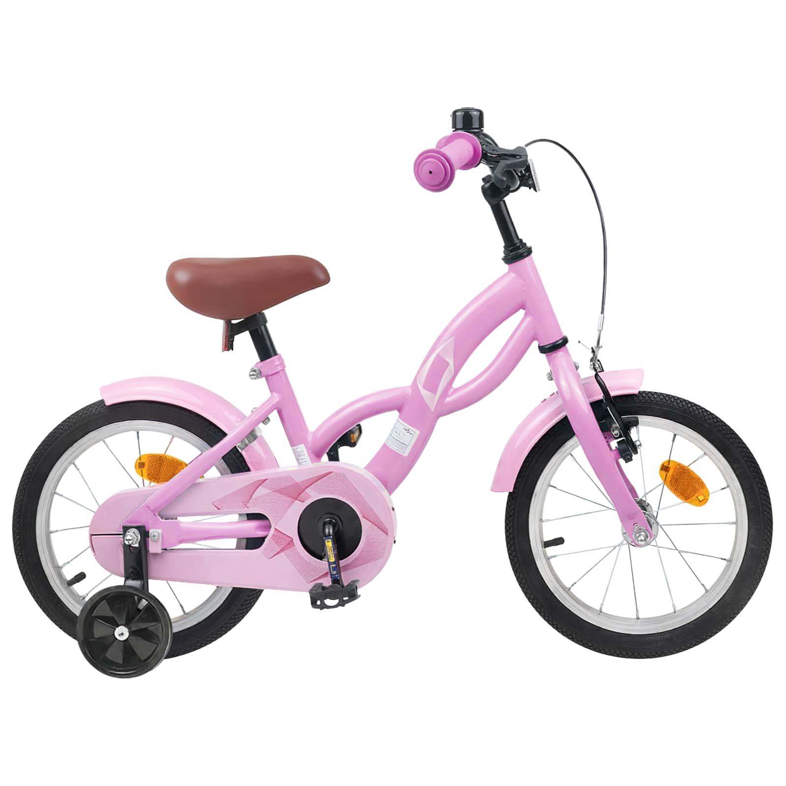 Kinderfahrrad 12 Zoll for 2 to 4 years old Hellrosa