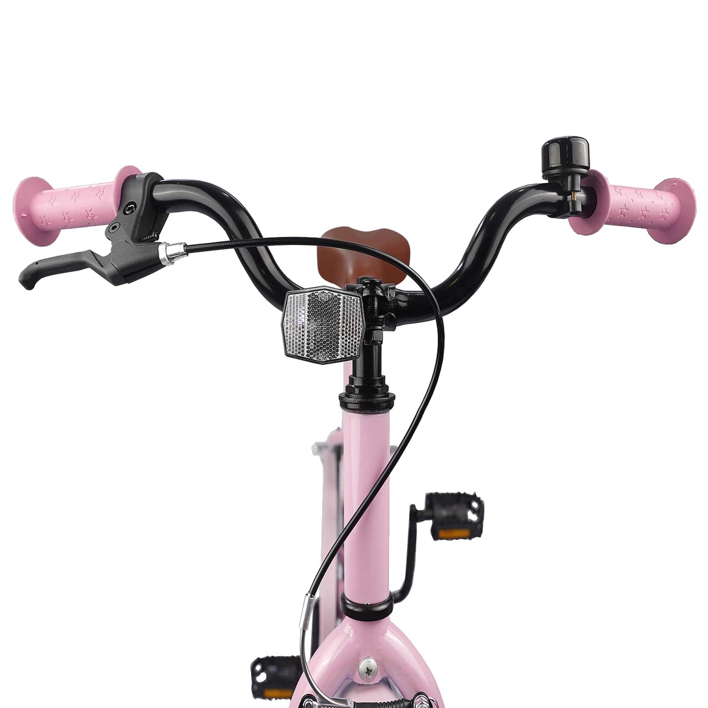 Kinderfahrrad 18 Zoll for 5-7 Years Old Hellrosa