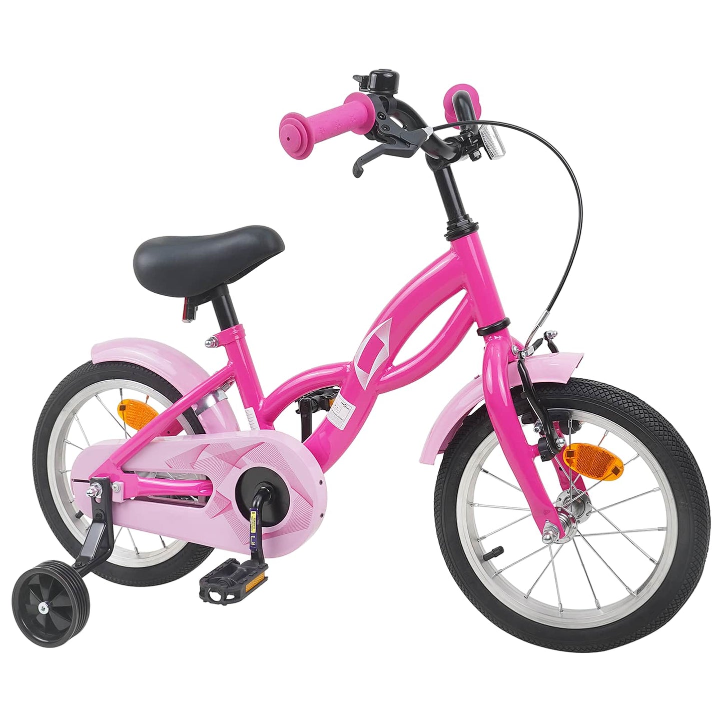 Kinderfahrrad 12 Zoll for 2 to 4 years old Dunkelrosa