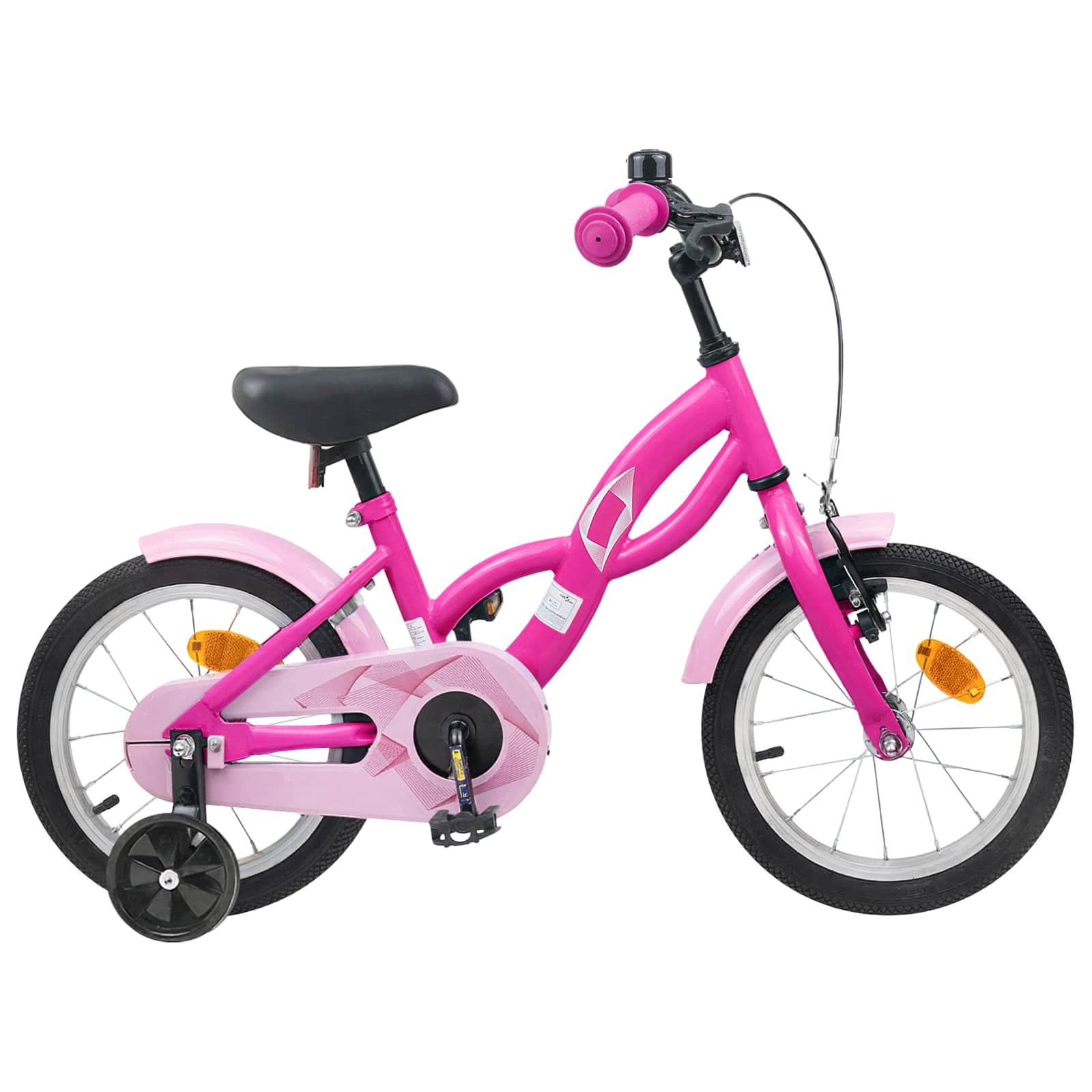 Kinderfahrrad 12 Zoll for 2 to 4 years old Dunkelrosa