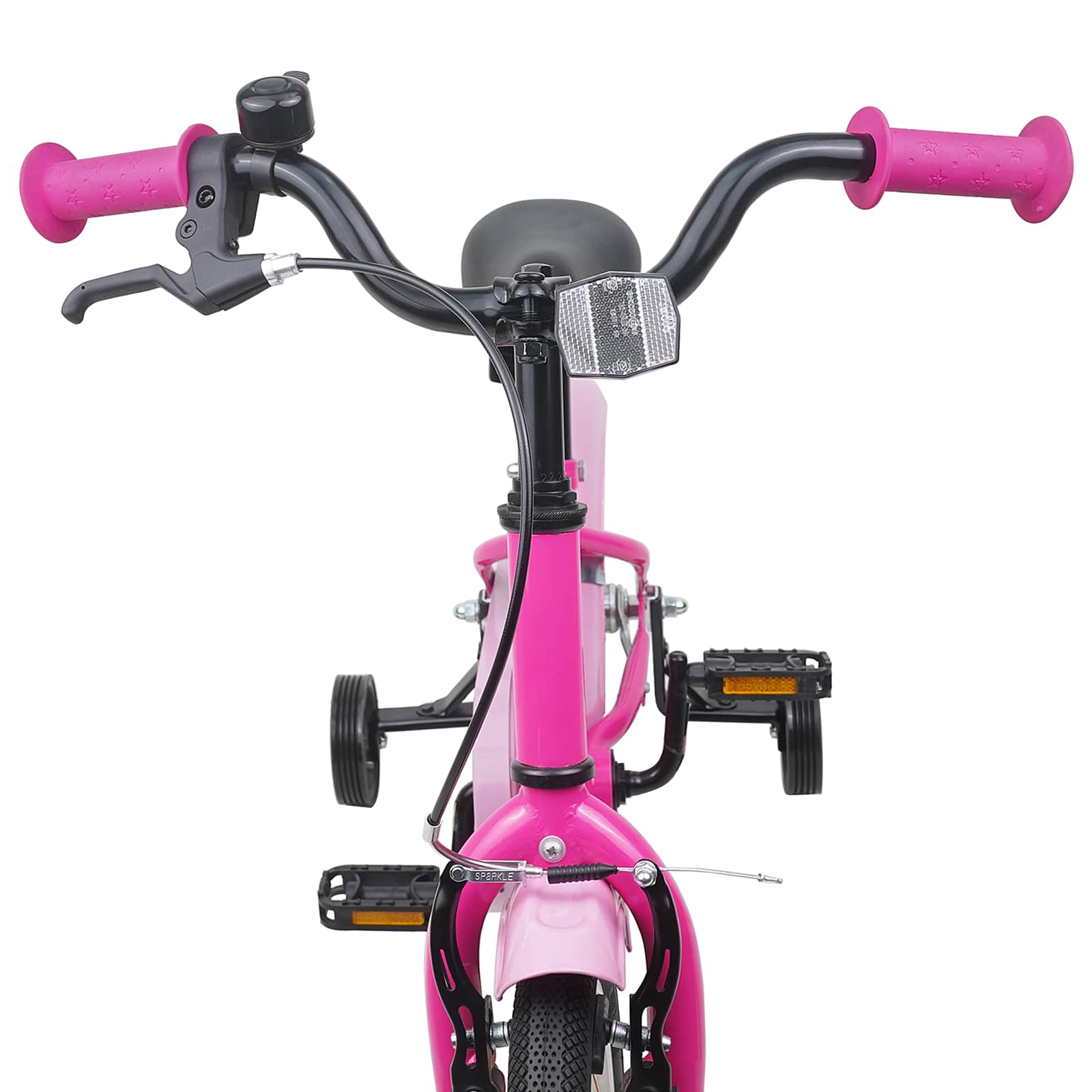 Kinderfahrrad 14 Zoll for 3-5 Years Old Dunkelrosa