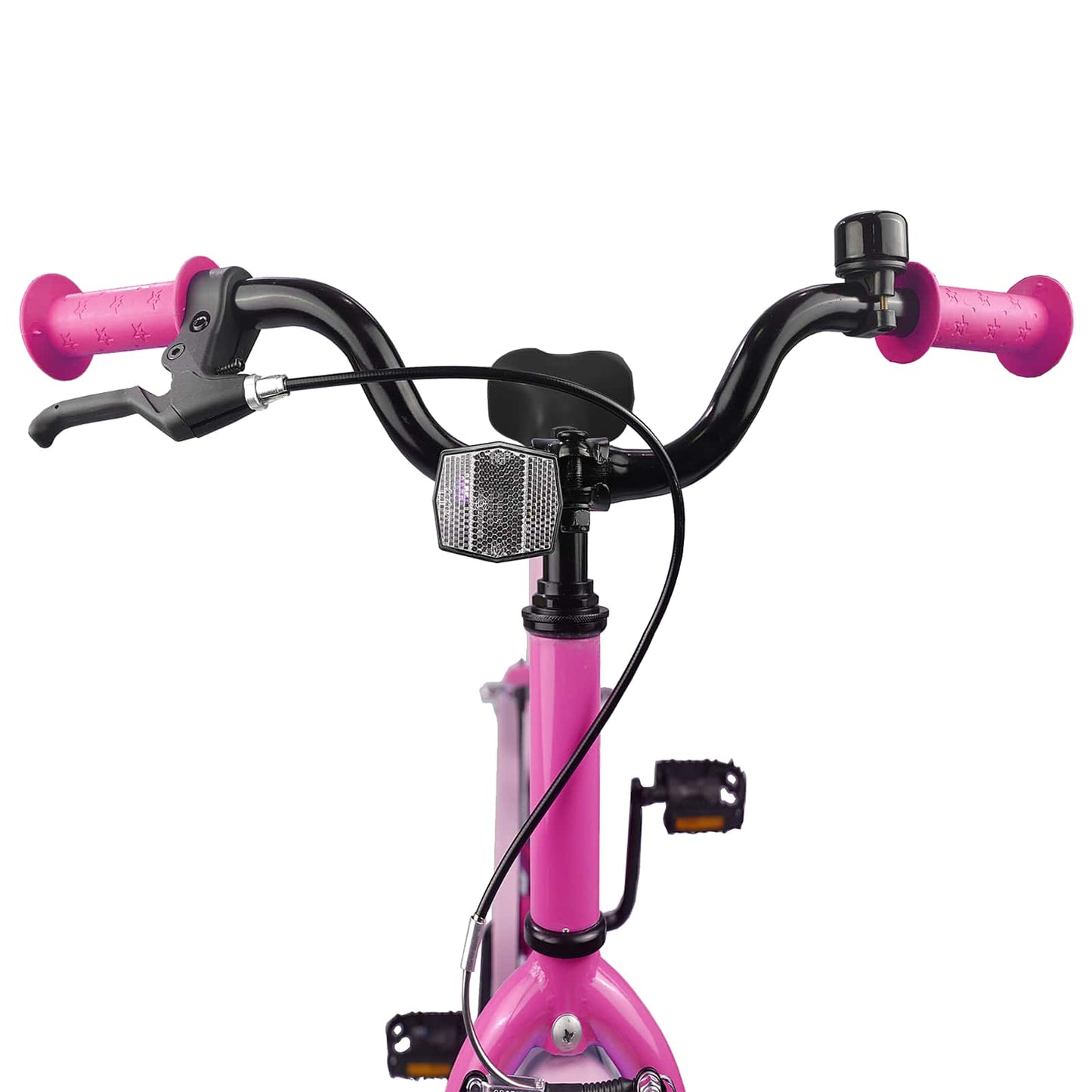 Kinderfahrrad 18 Zoll for 5-7 Years Old Dunkelrosa