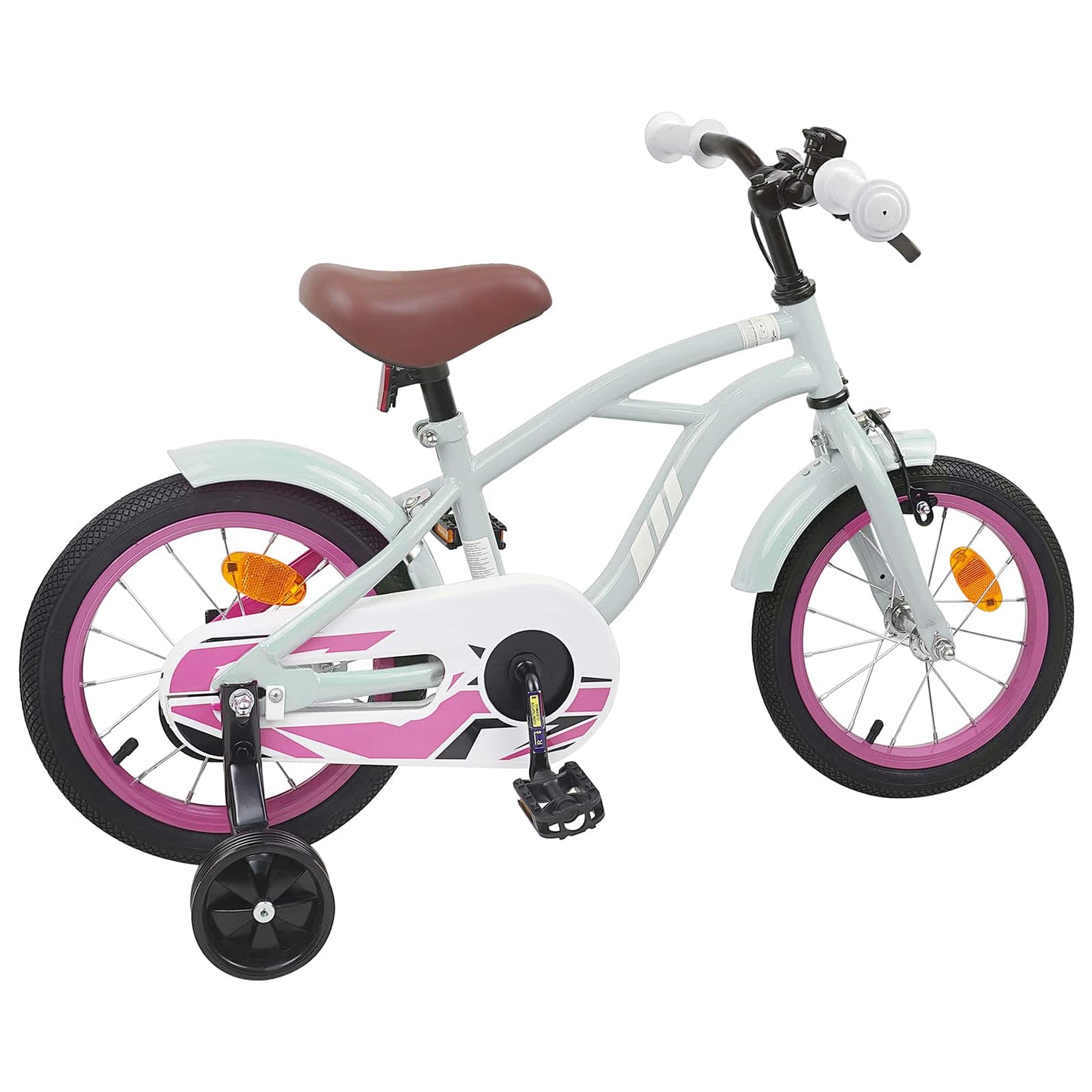 Kinderfahrrad 16 Zoll for 4-6 Years Old Hellgrün