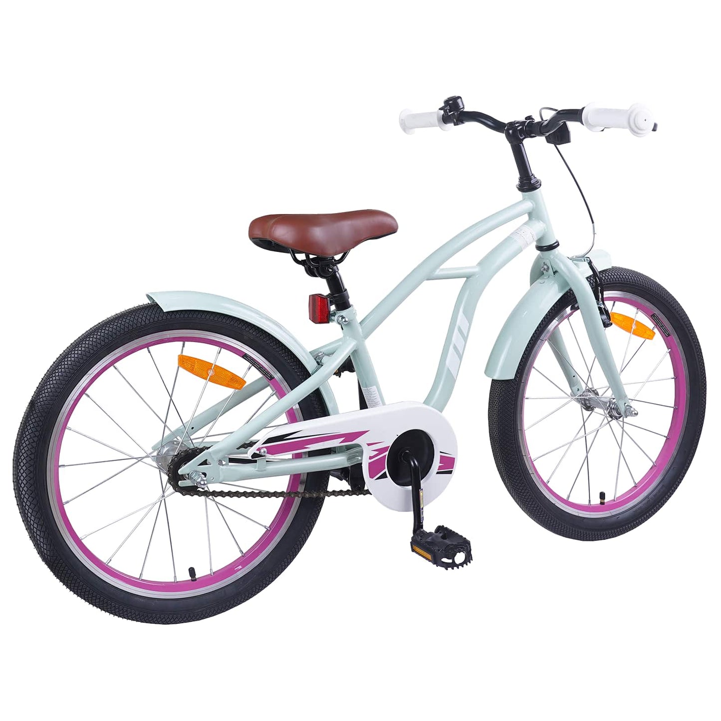 Kinderfahrrad 18 Zoll for 5-7 Years Old Hellgrün