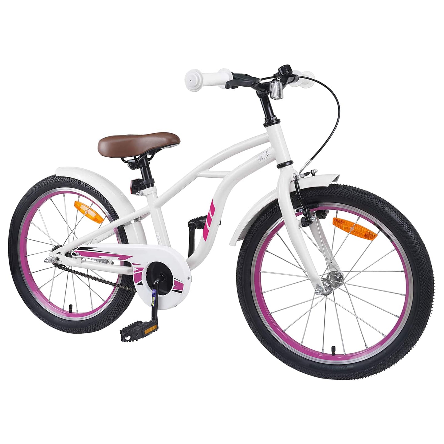 Kinderfahrrad 18 Zoll for 5-7 Years Old Weiß