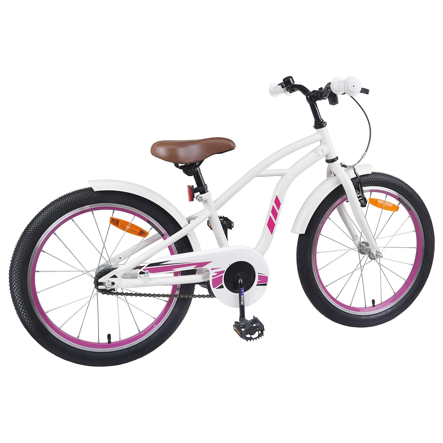 Kinderfahrrad 18 Zoll for 5-7 Years Old Weiß