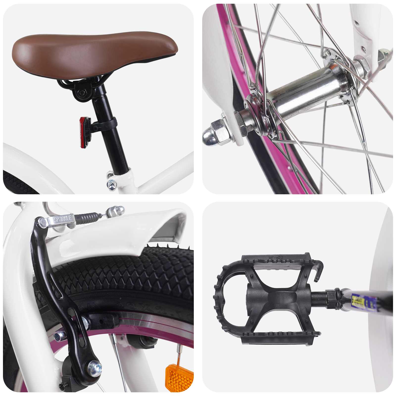 Kinderfahrrad 20 Zoll for kids aged 6 to 11 Weiß