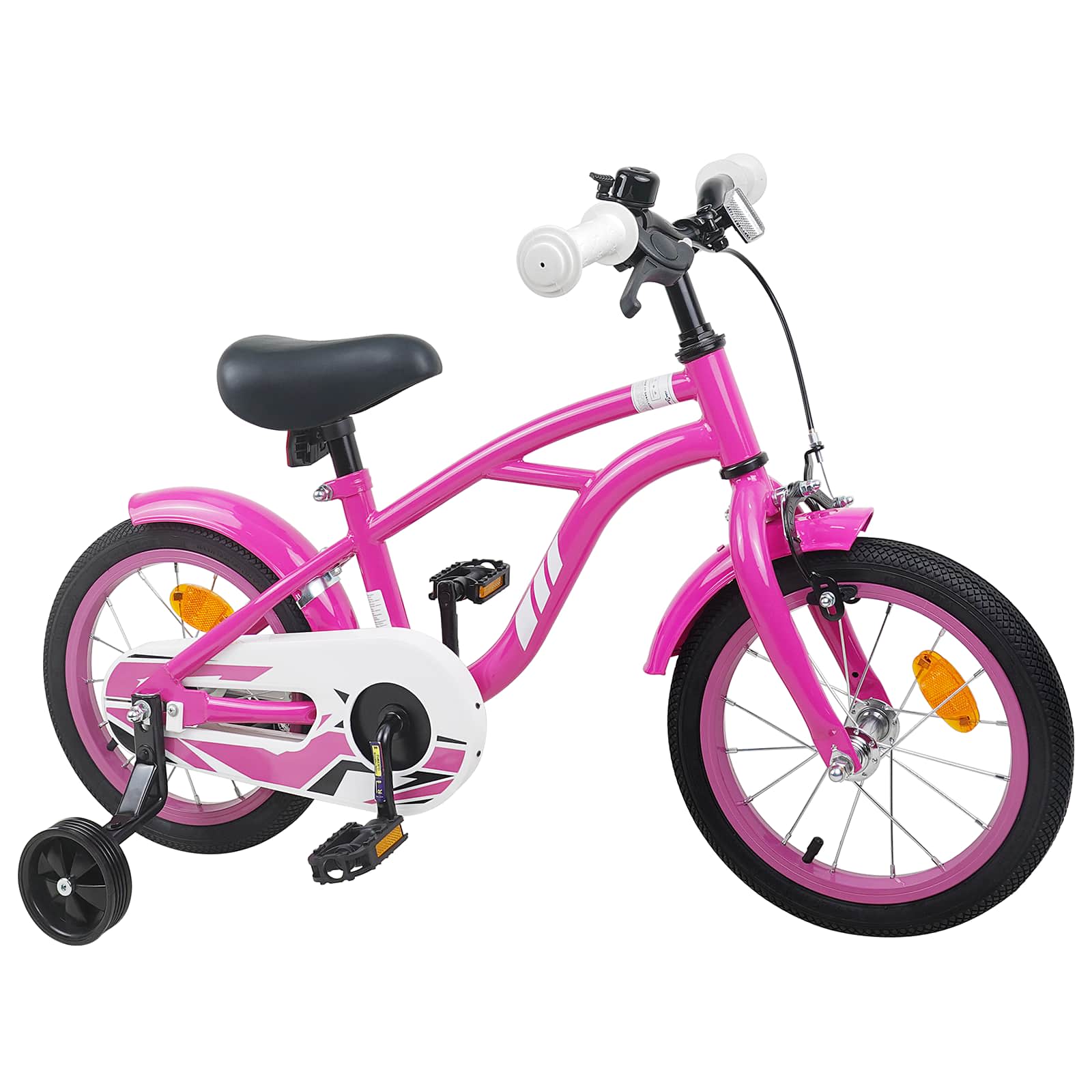 Kinderfahrrad 12 Zoll for 2 to 4 years old Dunkelrosa
