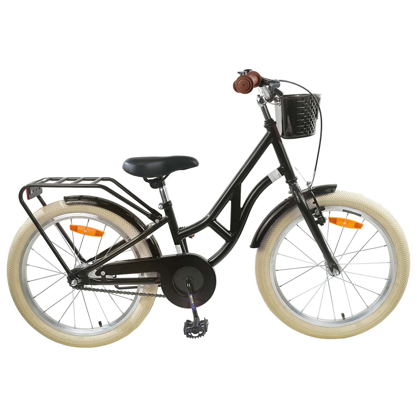 Kinderfahrrad 24 Zoll für 8-12 Jahre alt Schwarz