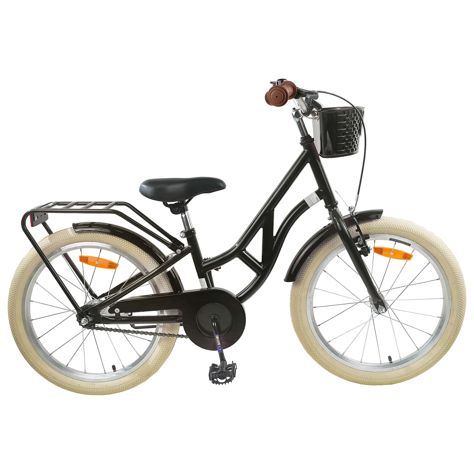 Kinderfahrrad 24 Zoll für 8-12 Jahre alt Schwarz