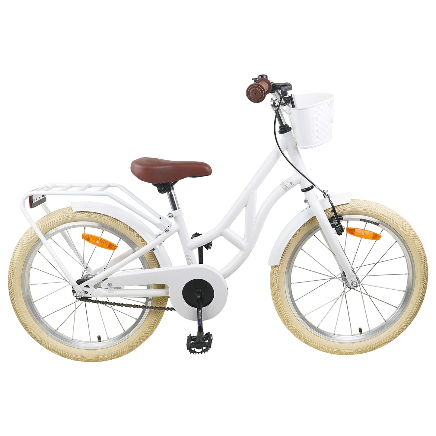 Kinderfahrrad 24 Zoll für 8-12 Jahre alt Weiß