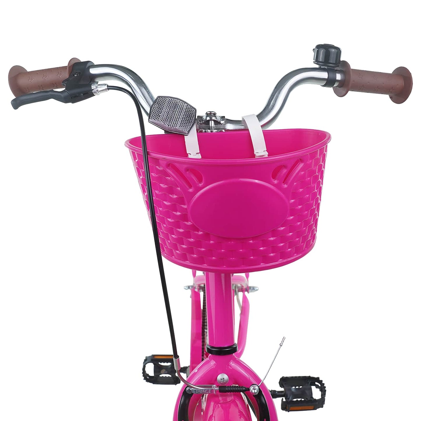 Kinderfahrrad 24 Zoll für 8-12 Jahre alt Dunkelrosa