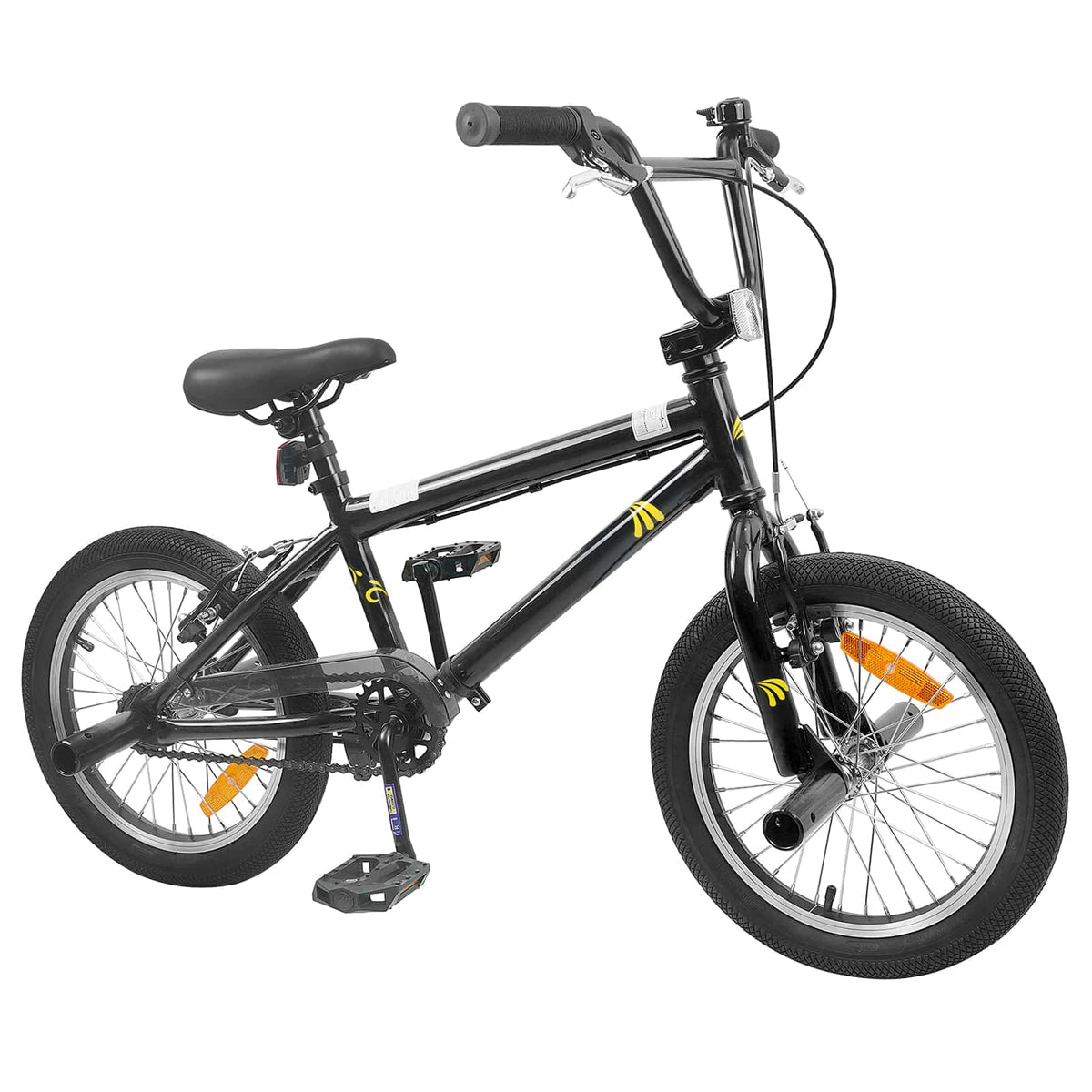 BMX Rad 20 Zoll für über 9 Jahre alt Schwarz