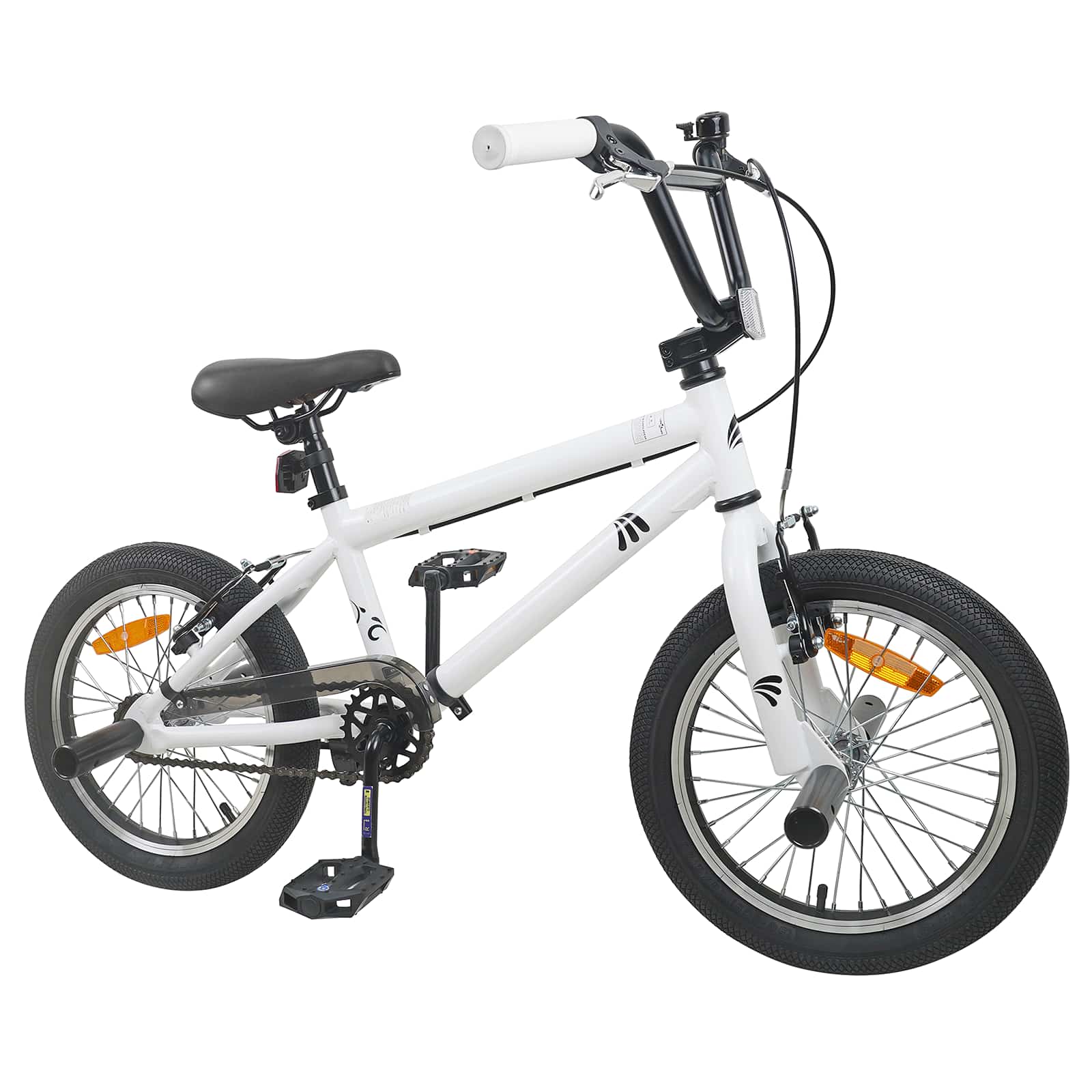 BMX Rad 20 Zoll für über 9 Jahre alt Weiß