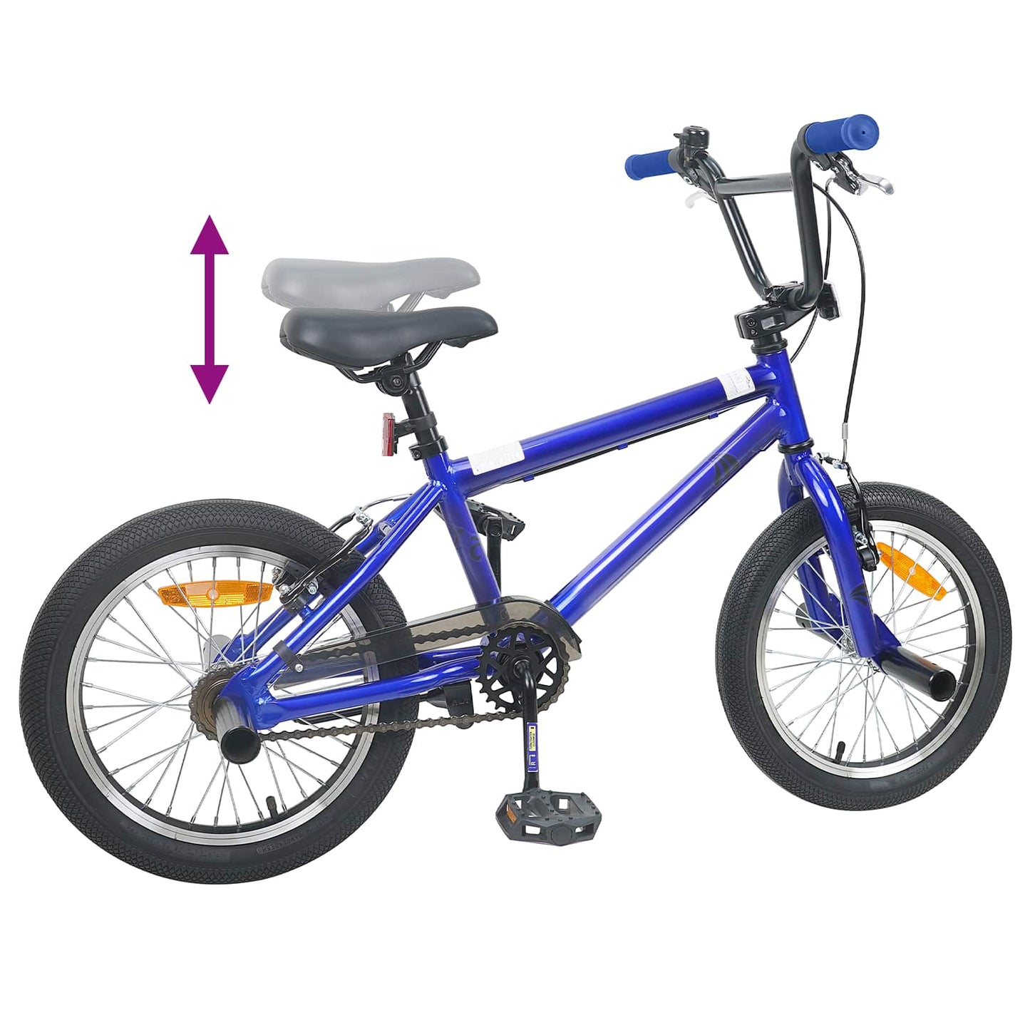 BMX Rad 20 Zoll für über 9 Jahre alt Dunkelblau