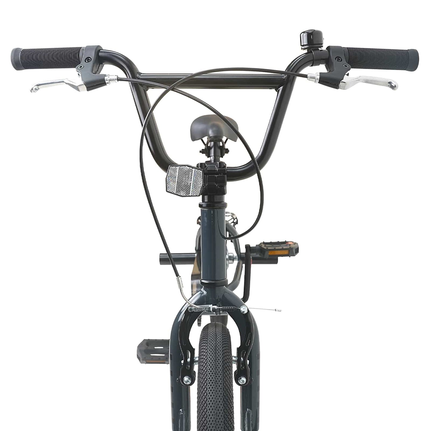 BMX Rad 16 Zoll für 5-8 Jahre alt Dunkelgrau