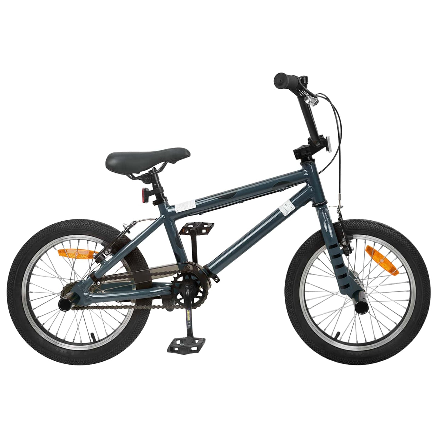 BMX Rad 16 Zoll für 5-8 Jahre alt Dunkelgrau