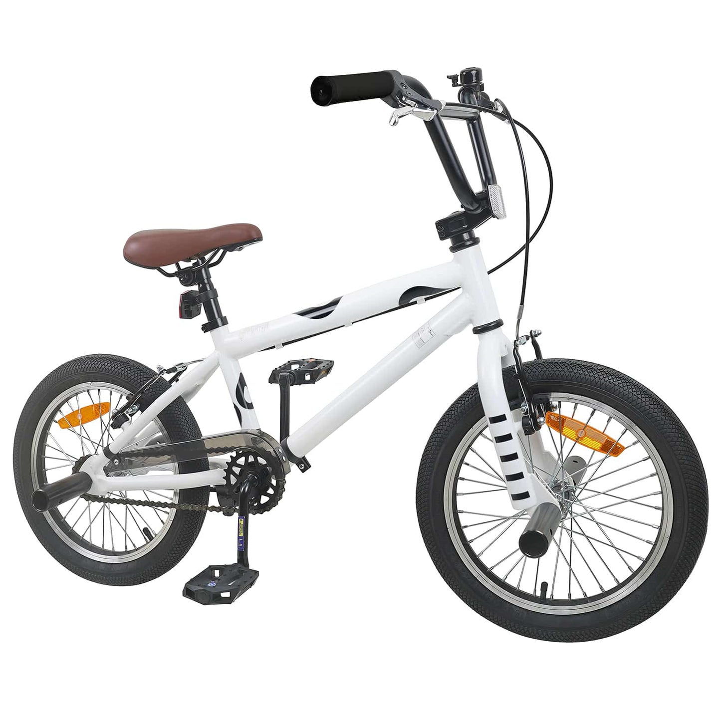 BMX Rad 16 Zoll für 5-8 Jahre alt Weiß