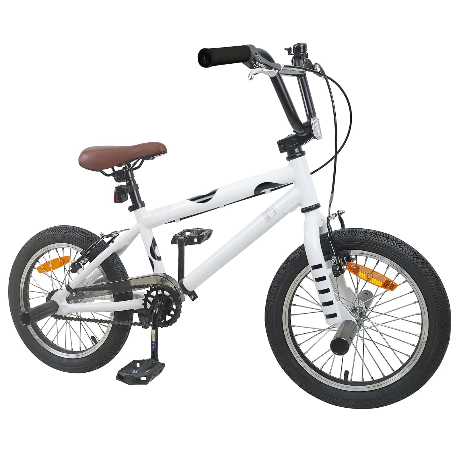 BMX Rad 16 Zoll für 5-8 Jahre alt Weiß
