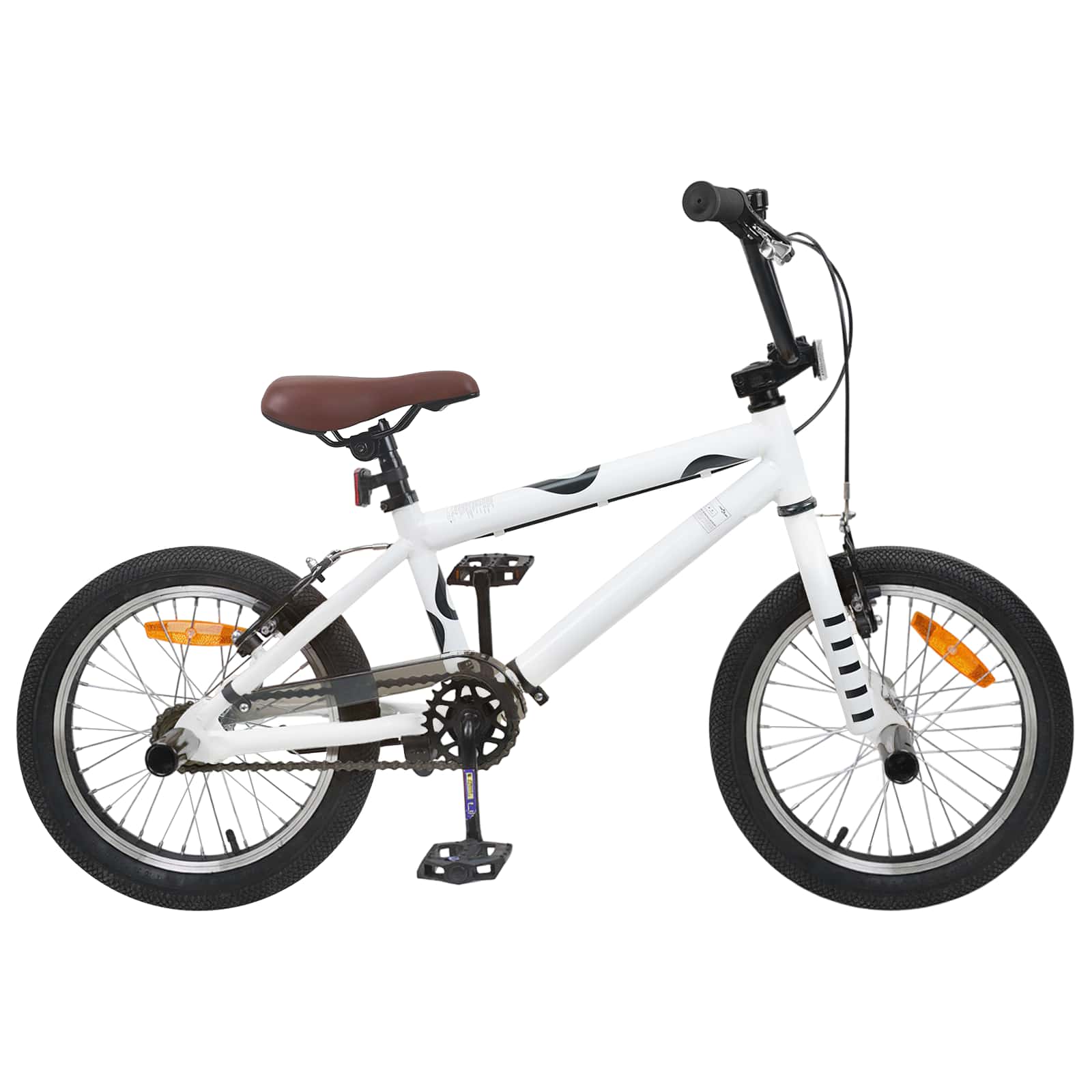 BMX Rad 16 Zoll für 5-8 Jahre alt Weiß