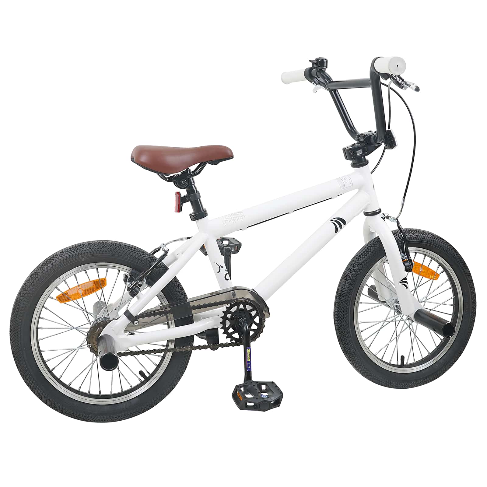 BMX Rad 18 Zoll für 7-10 Jahre alt Weiß