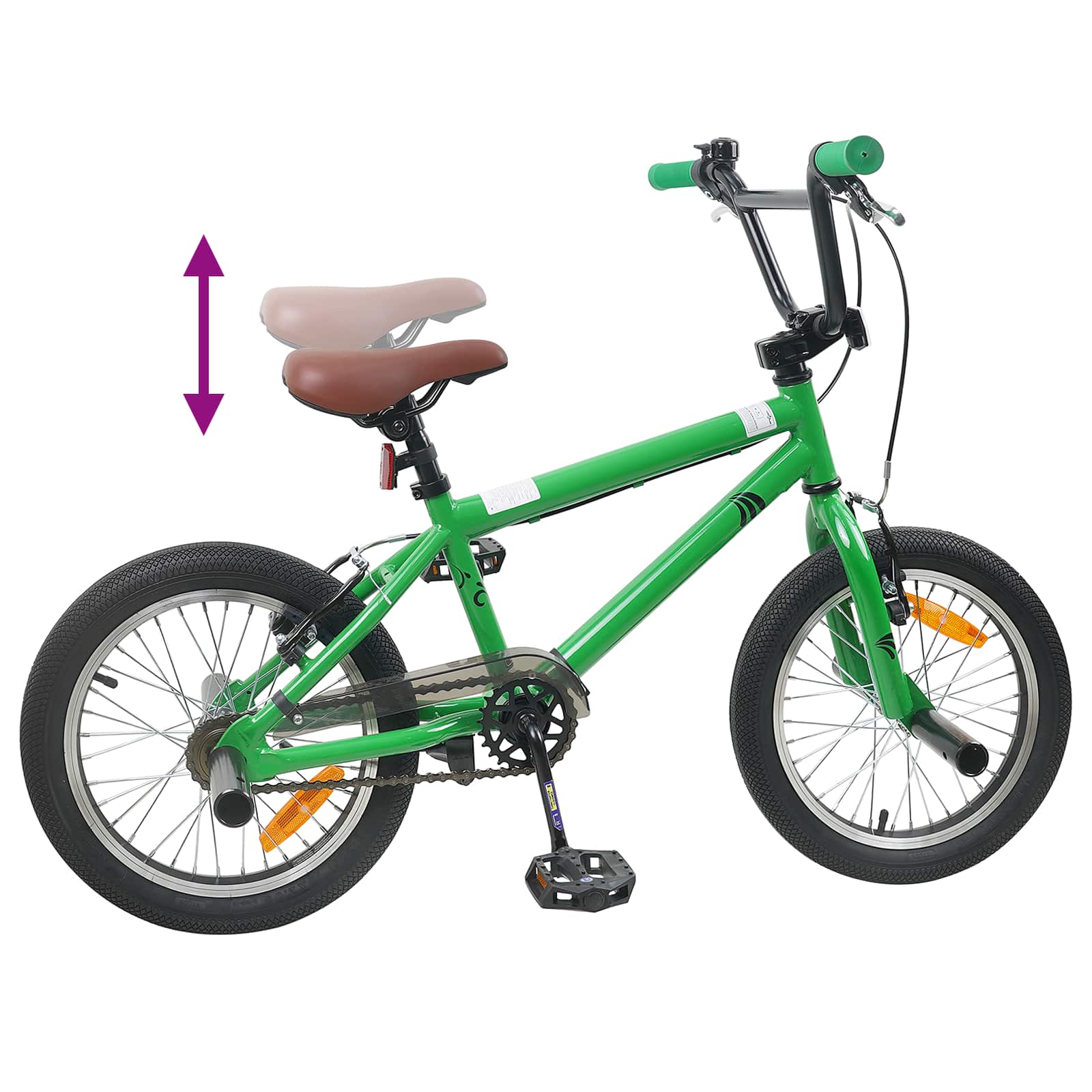 BMX Rad 20 Zoll für über 9 Jahre alt Grün