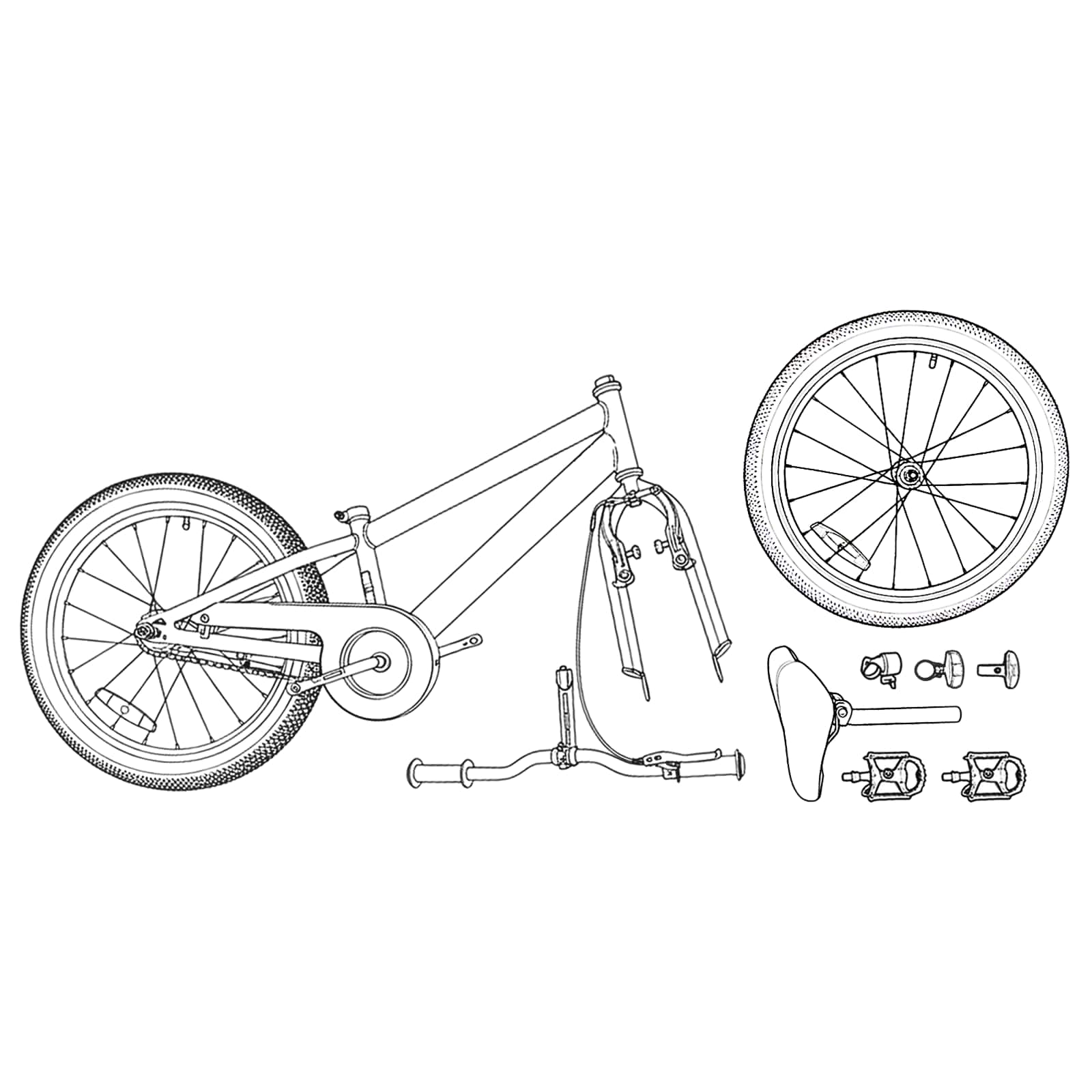 BMX Rad 20 Zoll für über 9 Jahre alt Grün