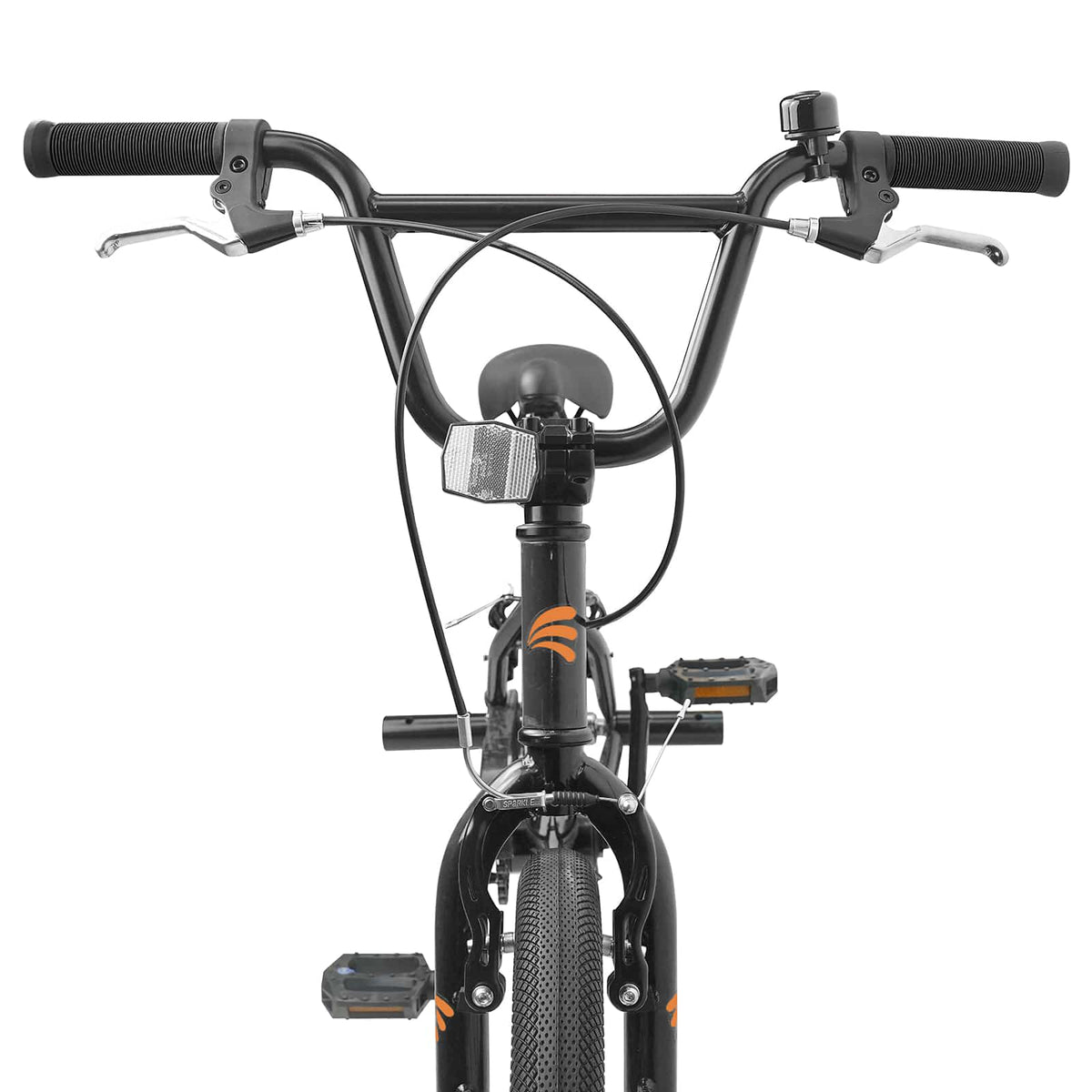 BMX Rad 20 Zoll für 9 Jahre alt Schwarz