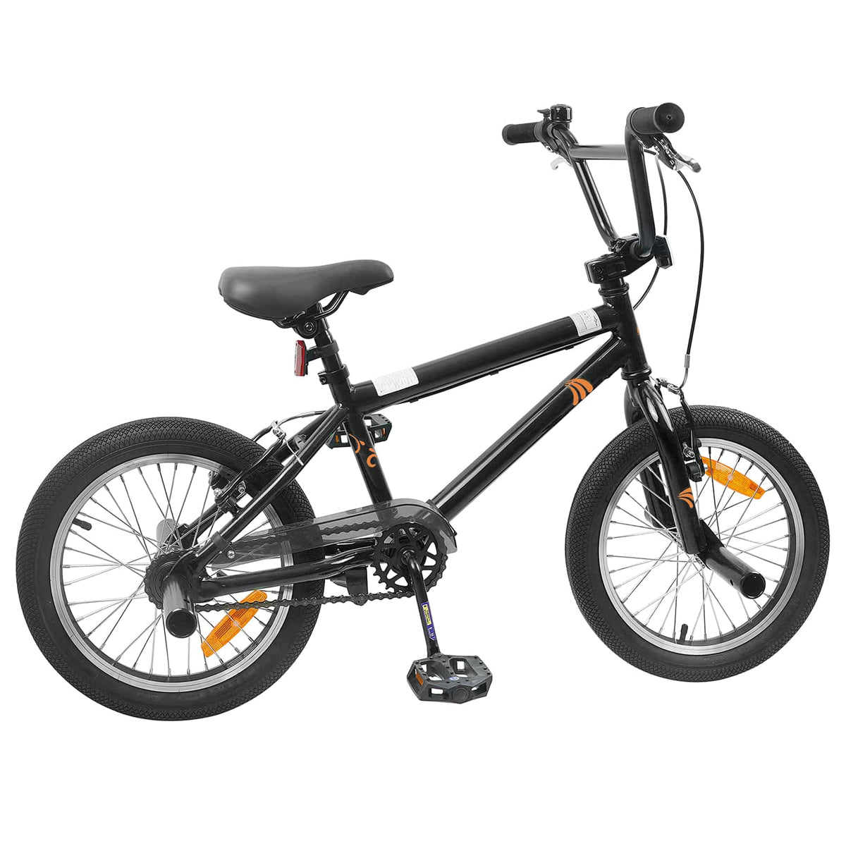 BMX Rad 20 Zoll für 9 Jahre alt Schwarz