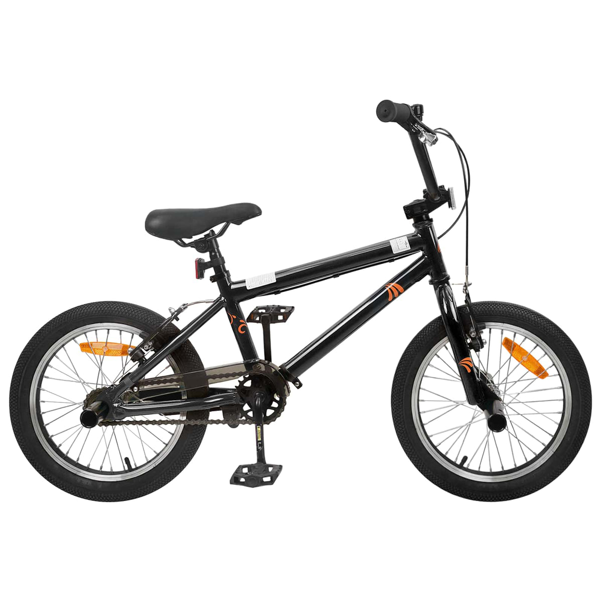 BMX Rad 20 Zoll für 9 Jahre alt Schwarz