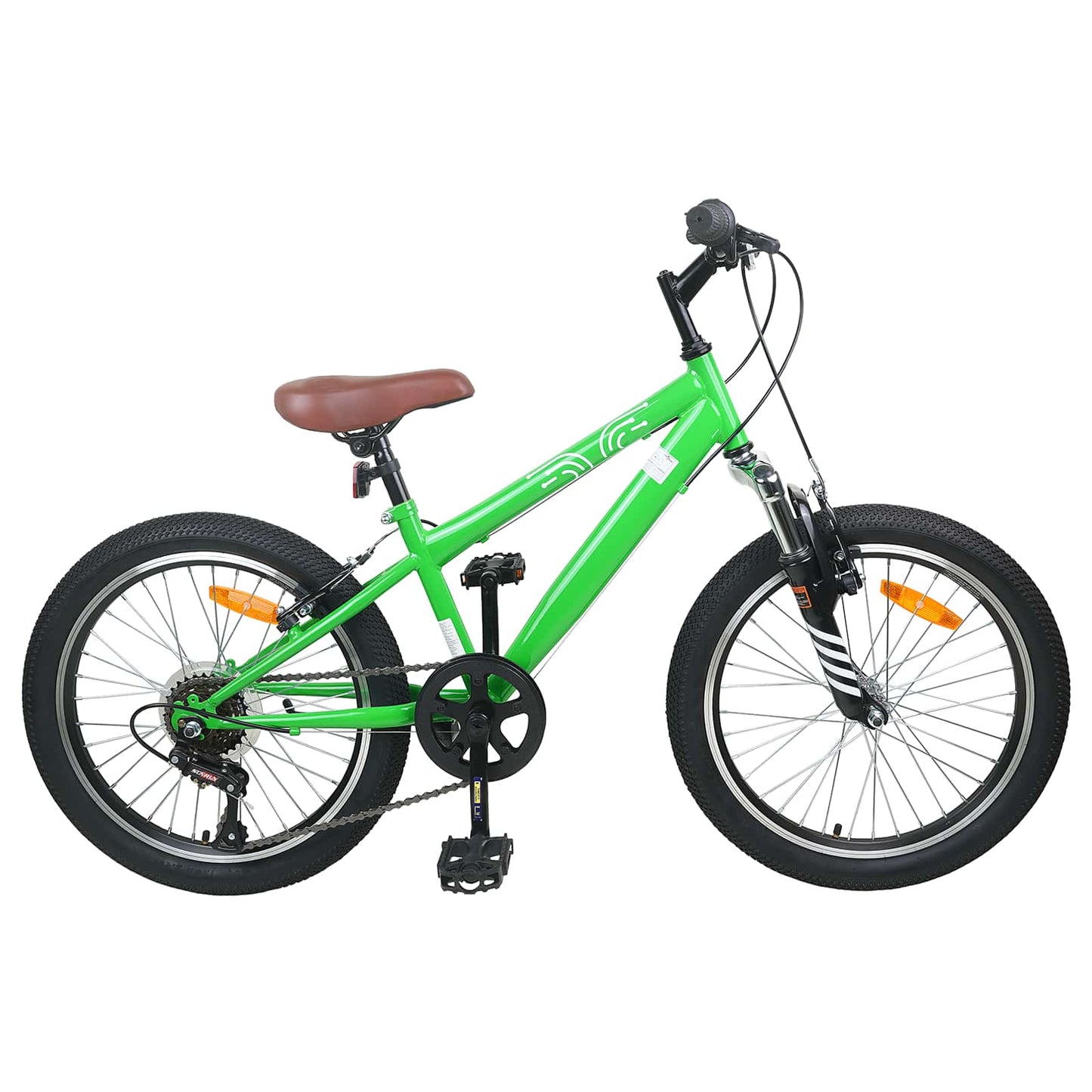 Mountainbike 20 Zoll 6-Geschwindigkeit für 5-8 Jahre alt Grün