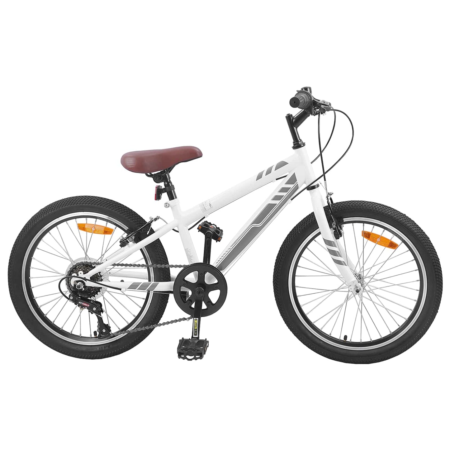 Mountainbike 20 Zoll 6-Speed für 5-8 Jahre alt Weiß