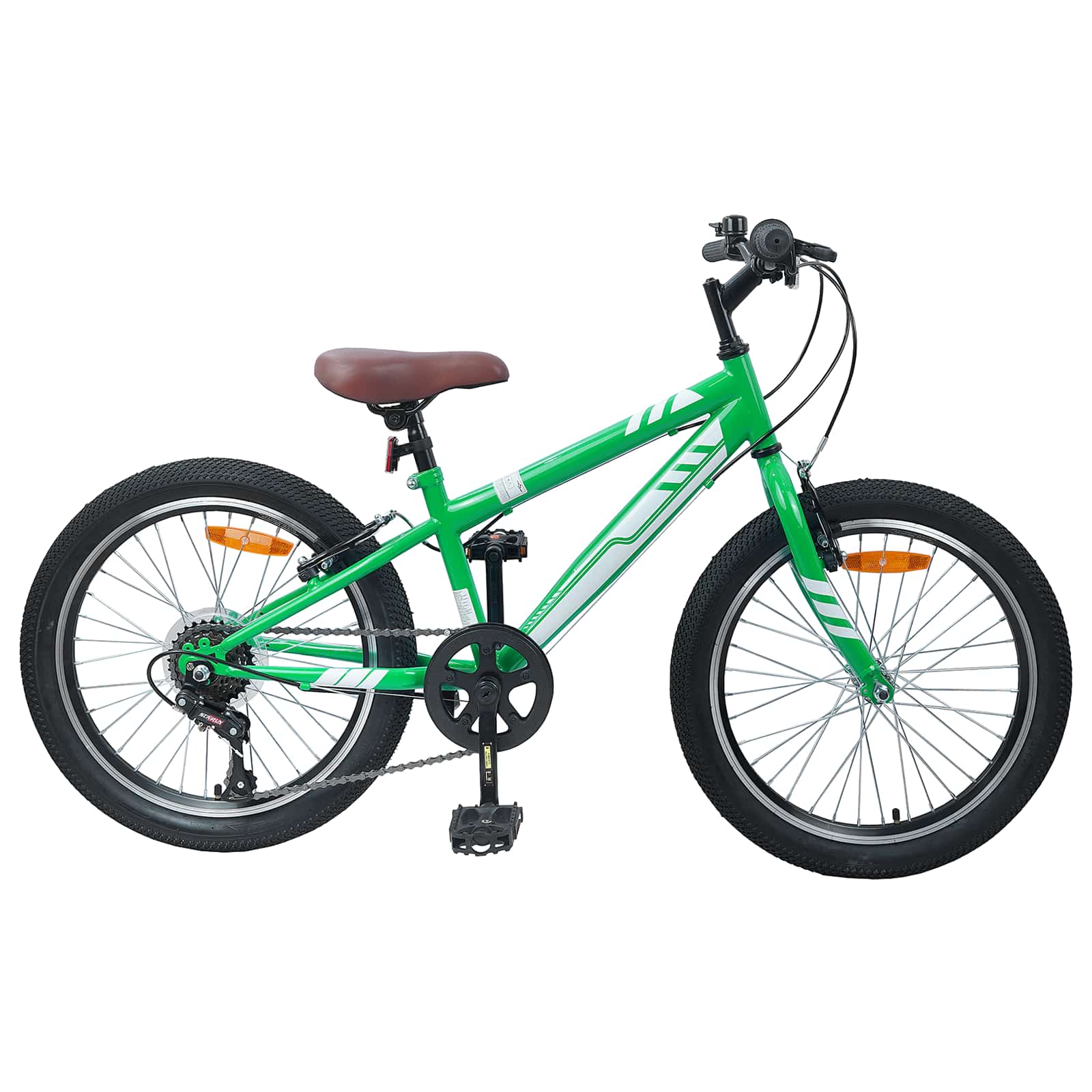 Mountainbike 20 Zoll 6-Speed für 5-8 Jahre alt Grün