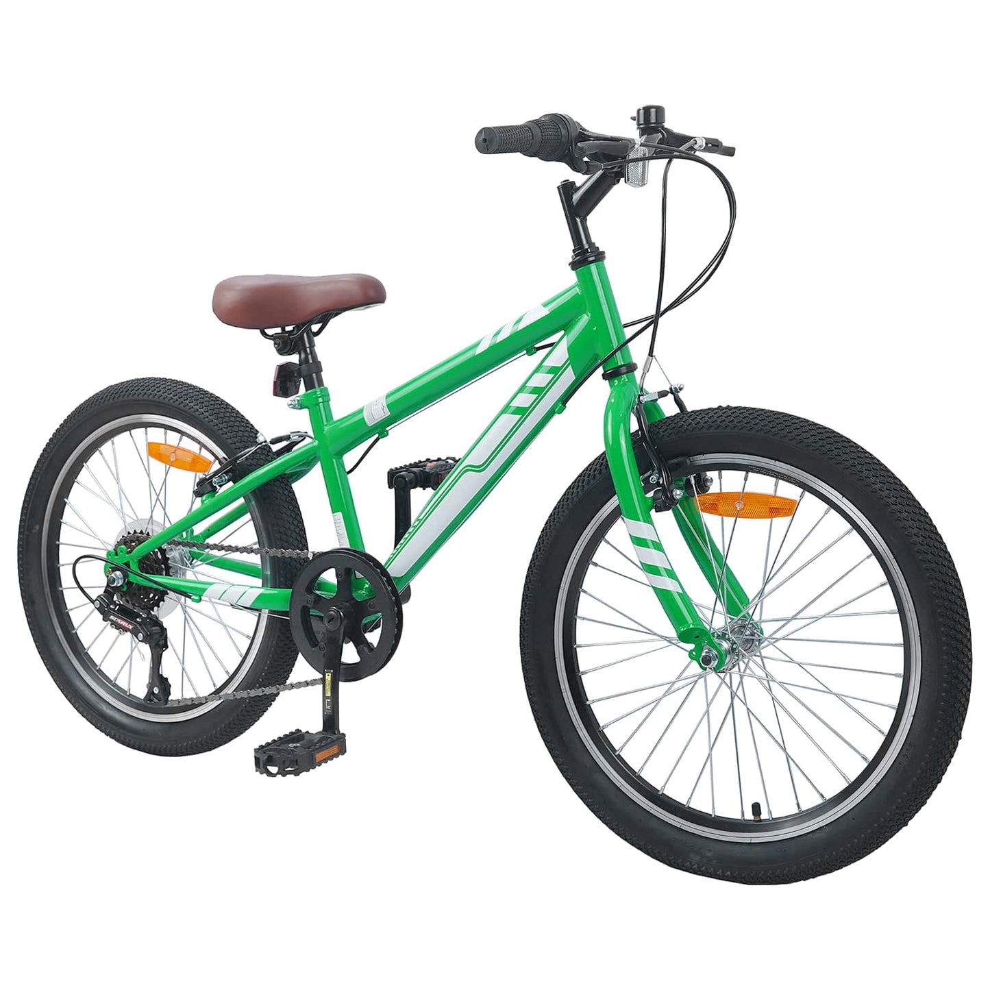 Mountainbike 24 Zoll 6-Speed für 8-12 Jahre alt Grün
