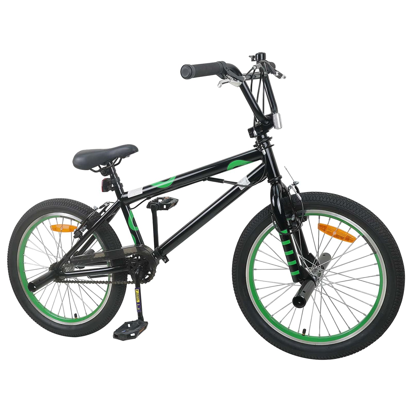 BMX Rad 20 Zoll für über 9 Jahre alt Schwarz