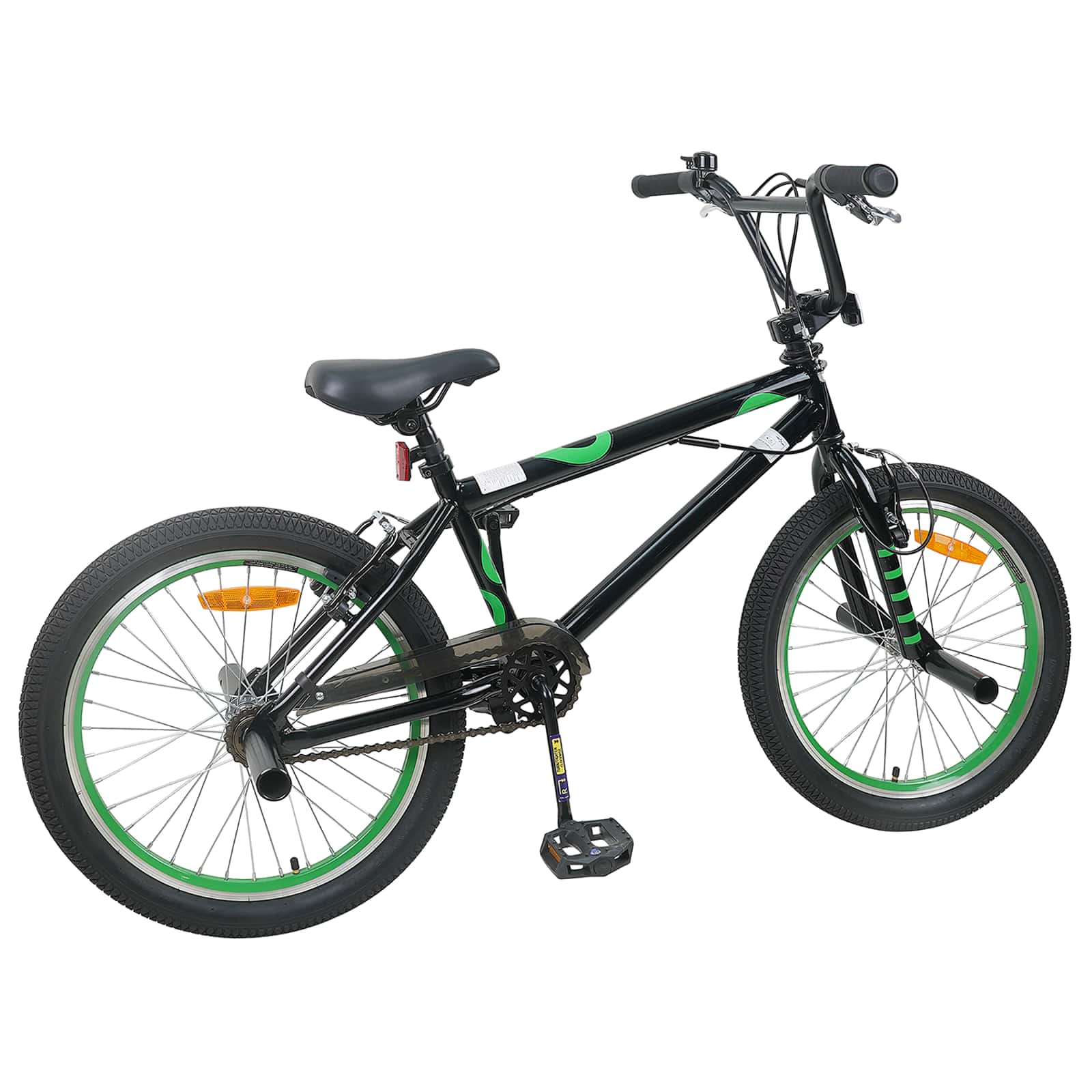 BMX Rad 20 Zoll für über 9 Jahre alt Schwarz