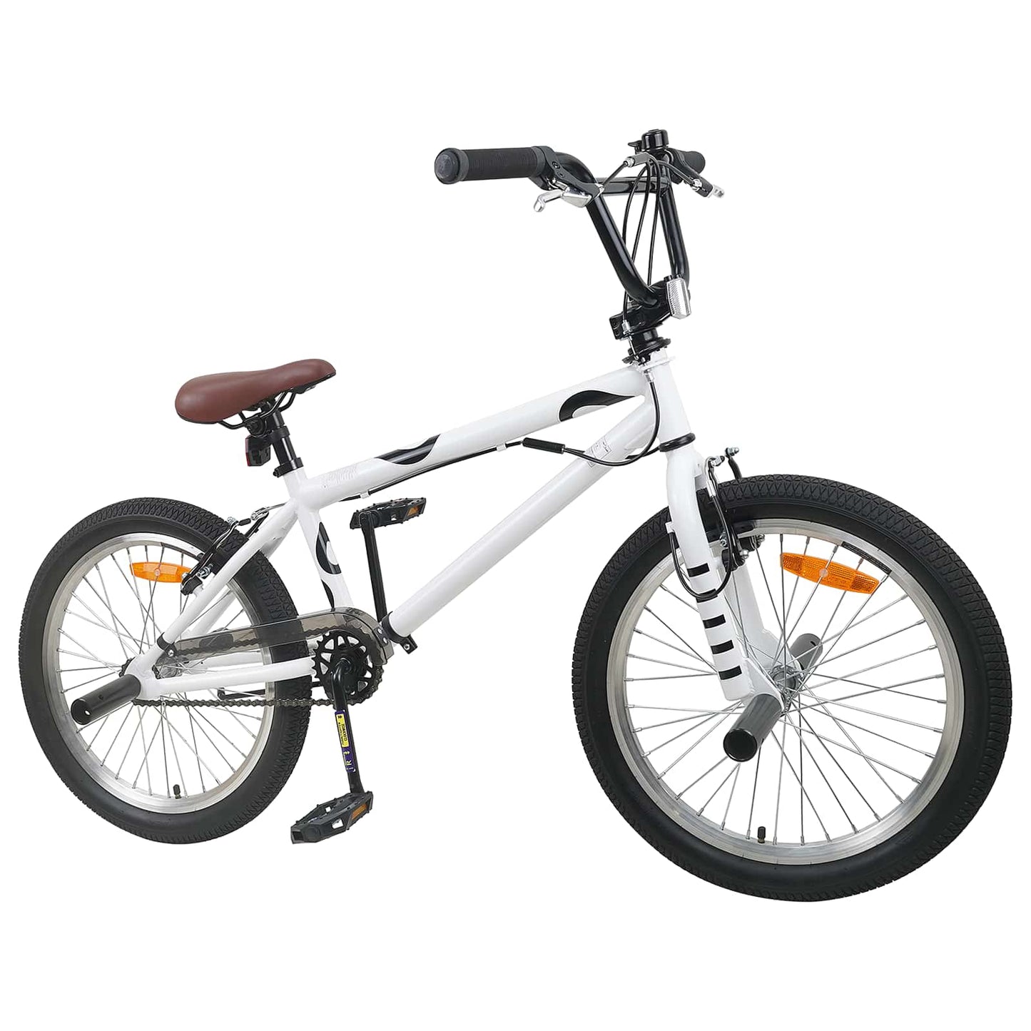 BMX Rad 20 Zoll für über 9 Jahre alt Weiß