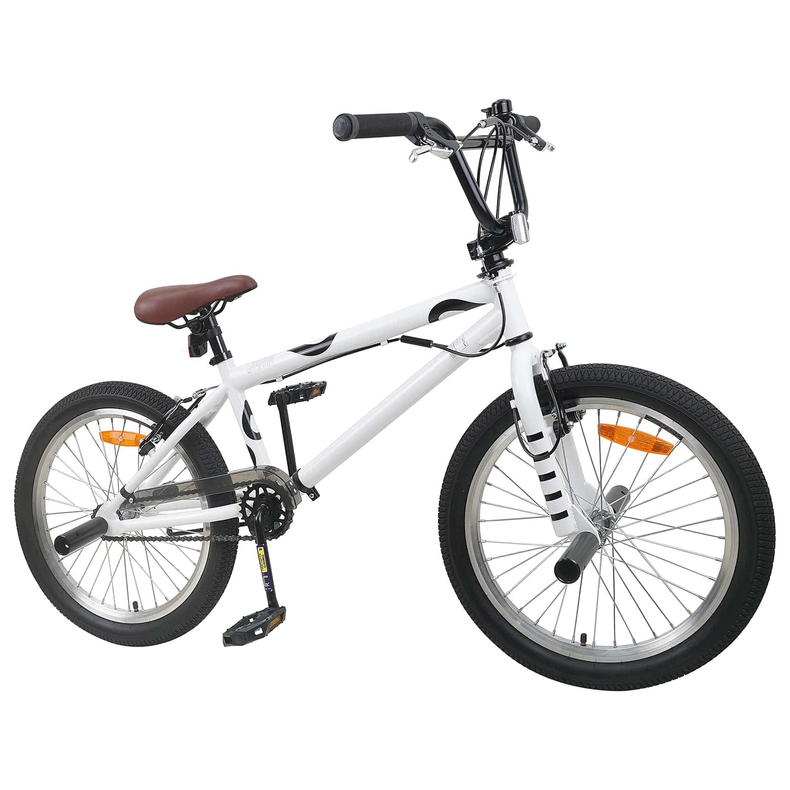 BMX Rad 20 Zoll für über 9 Jahre alt Weiß