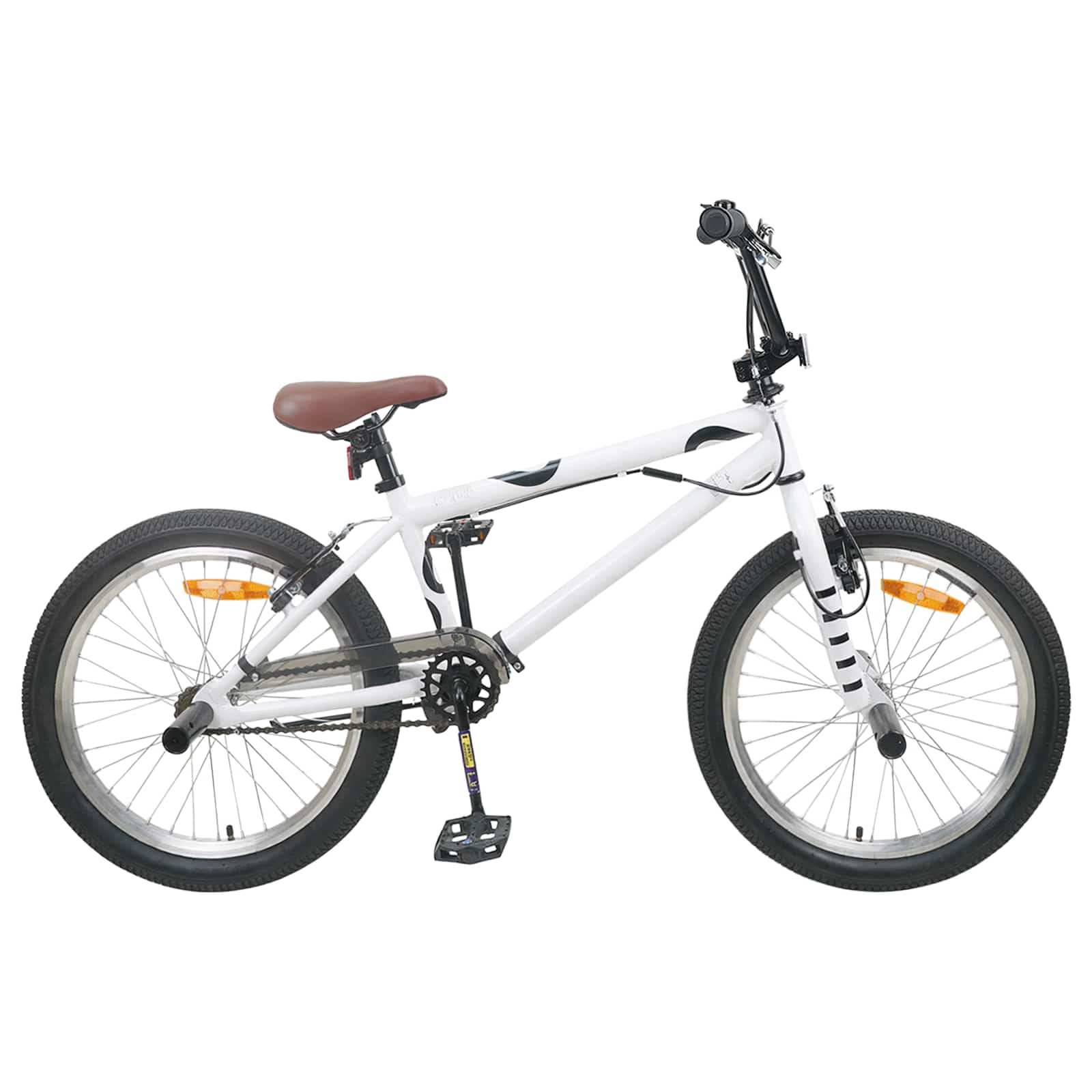 BMX Rad 20 Zoll für über 9 Jahre alt Weiß