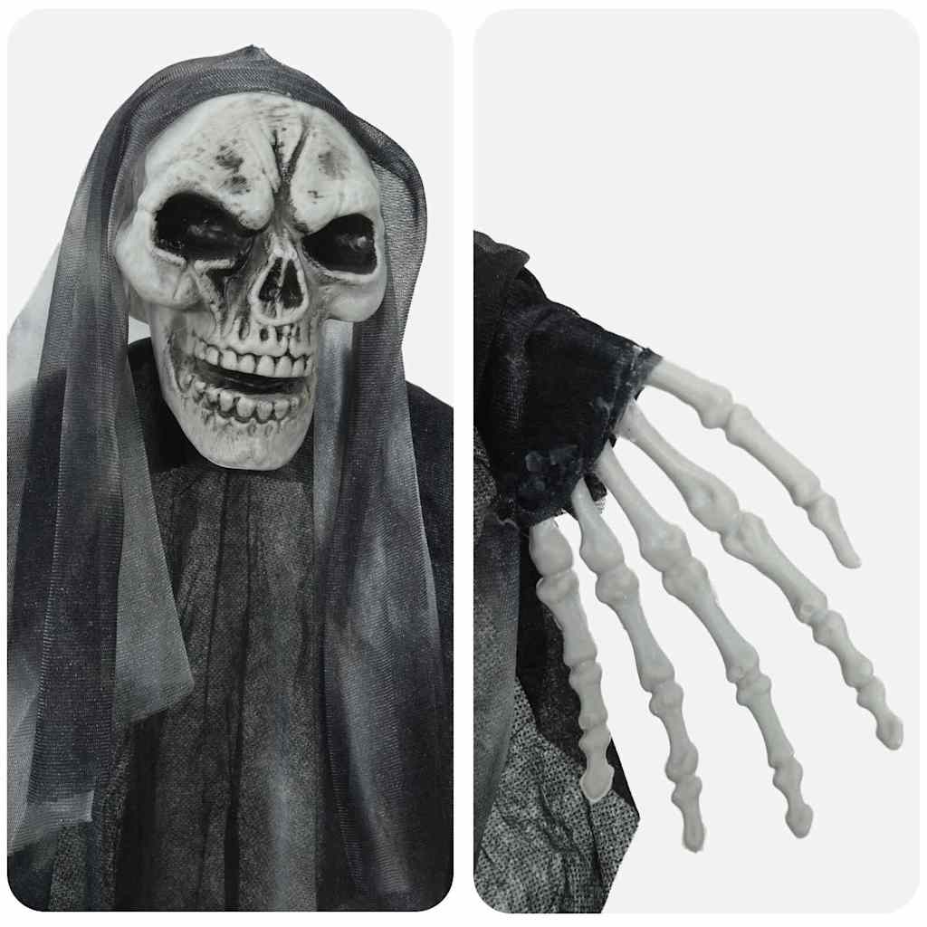 Hängender Halloween Geist 3 Stk. Schwarz 66 x 110 cm Polyester