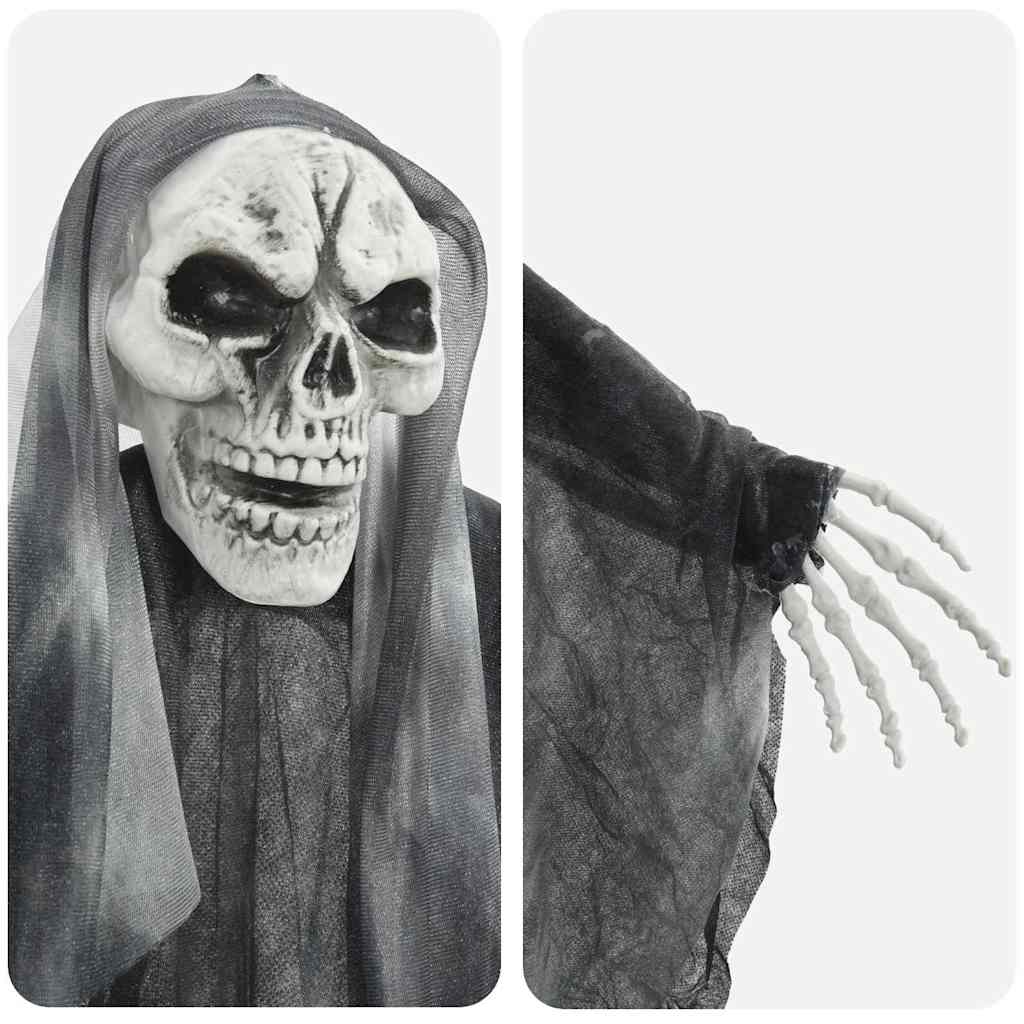 Hängender Halloween Geist 3 Stk. Schwarz 66 x 110 cm Polyester