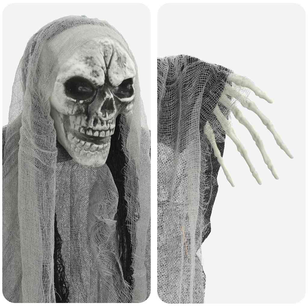 Hängender Halloween Geist 3 stk. Schwarz 66 x 110 cm Polyester